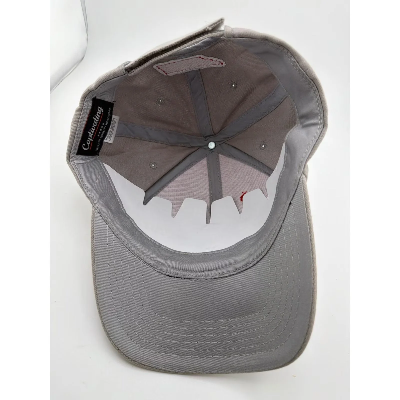 Tennessee 1796 Red Gray Embroidered Mesh Trucker Snapback Hat — photo 4 of 5