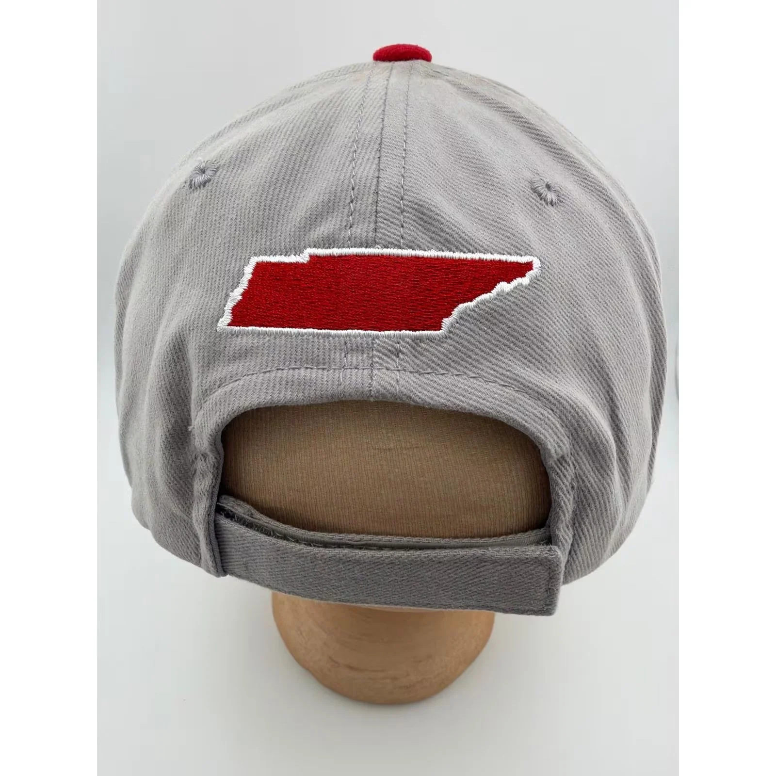 Tennessee 1796 Red Gray Embroidered Mesh Trucker Snapback Hat — photo 2 of 5