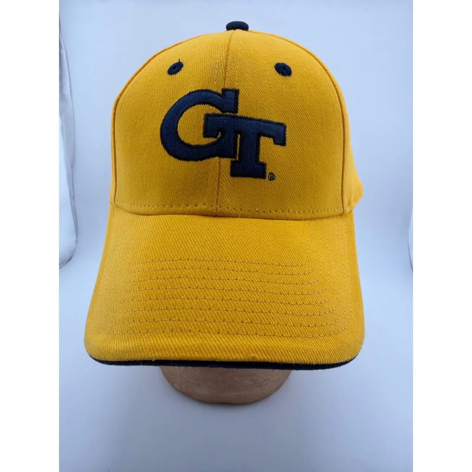 Georgia Tech Yellow Jackets Gold Navy GT Logo Adjustable Hat — photo 1 of 7
