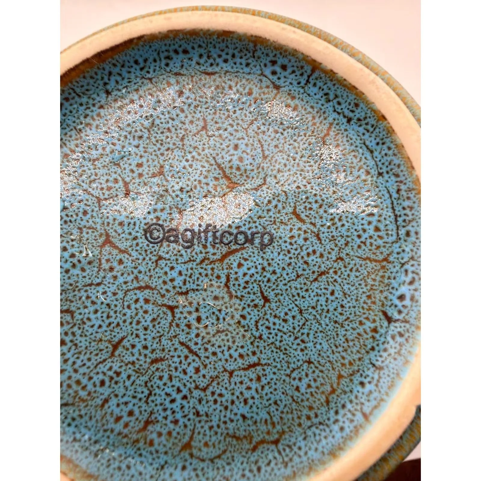 Siesta Key Florida Lifes a Beach Teal Reactive Glaze Coffee Mug — photo 5 of 6
