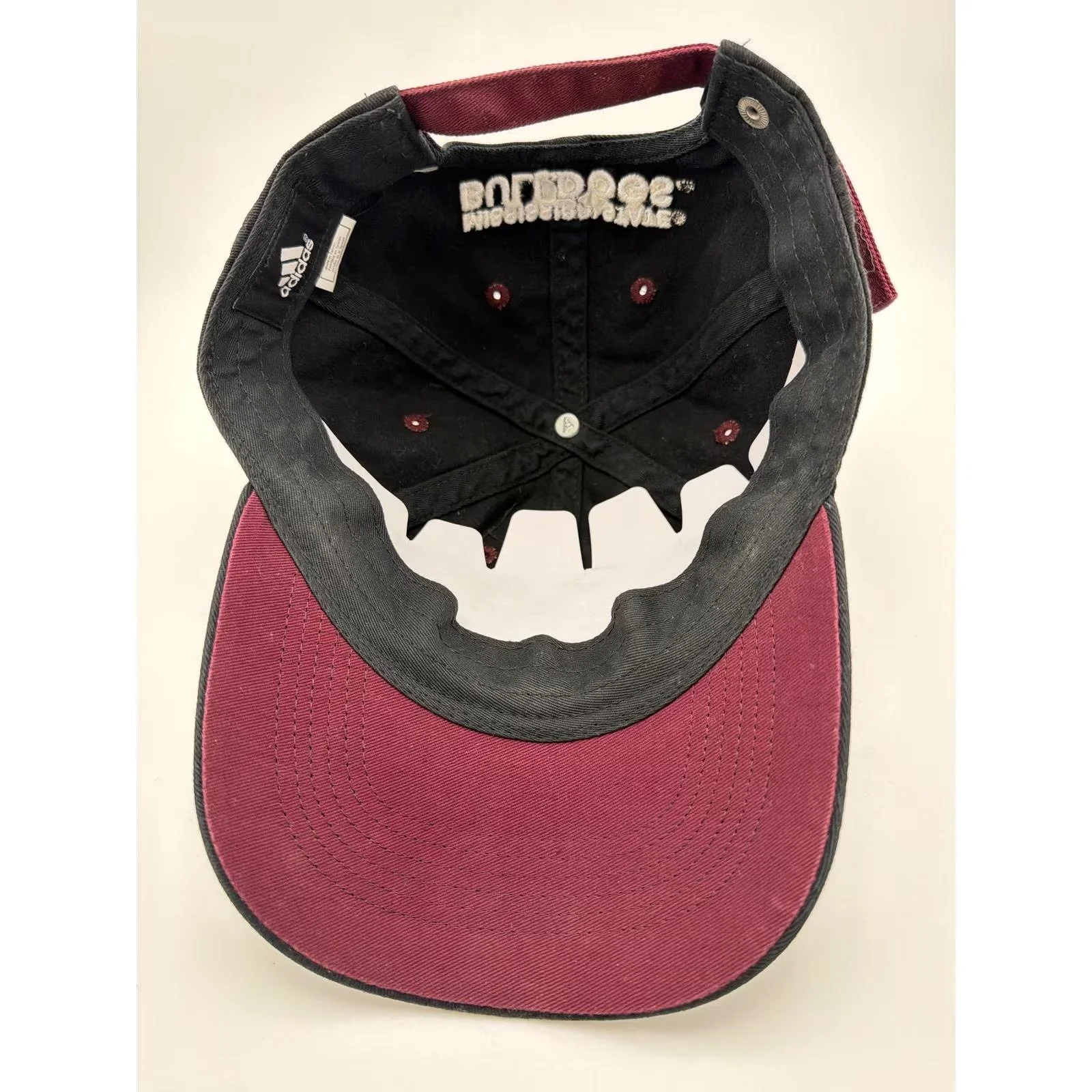 Mississippi State Bulldogs Black Maroon Embroidered Adjustable Hat — photo 4 of 5