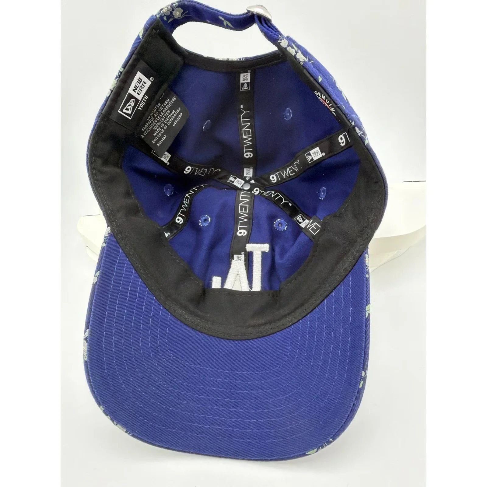 Los Angeles Dodgers Blue Floral LA Logo Adjustable Baseball Cap — photo 3 of 4