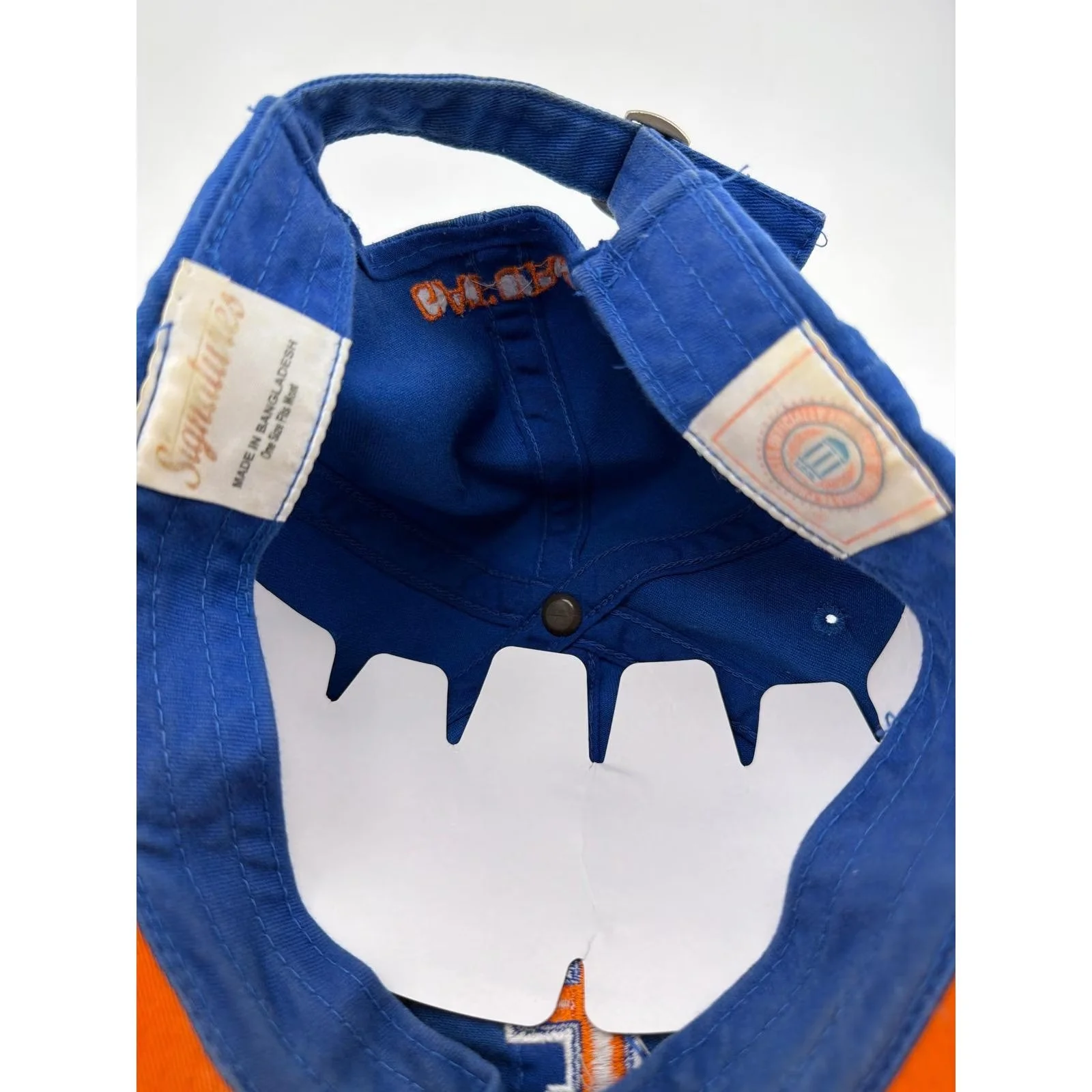 Florida Gators Blue Orange F Logo Embroidered Adjustable Hat — photo 4 of 4