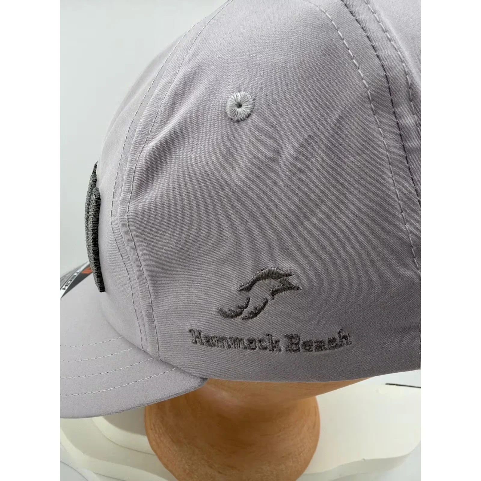 TriTech Ocean Gray 4-Way Stretch UPF 30 Performance Baseball Cap — photo 5 of 5