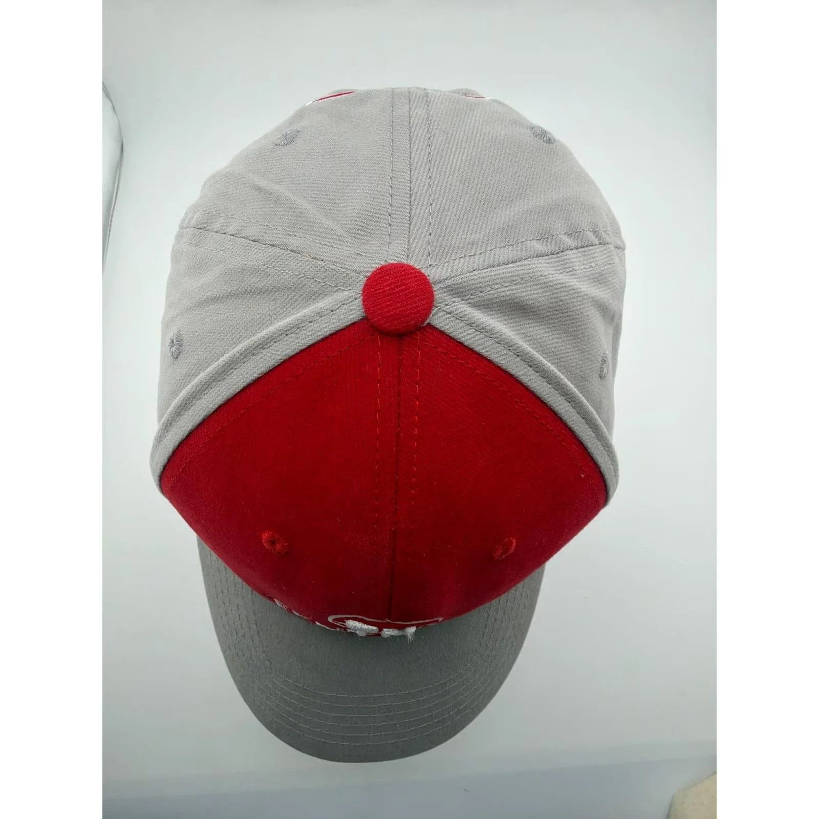 Tennessee 1796 Red Gray Embroidered Mesh Trucker Snapback Hat — photo 3 of 5