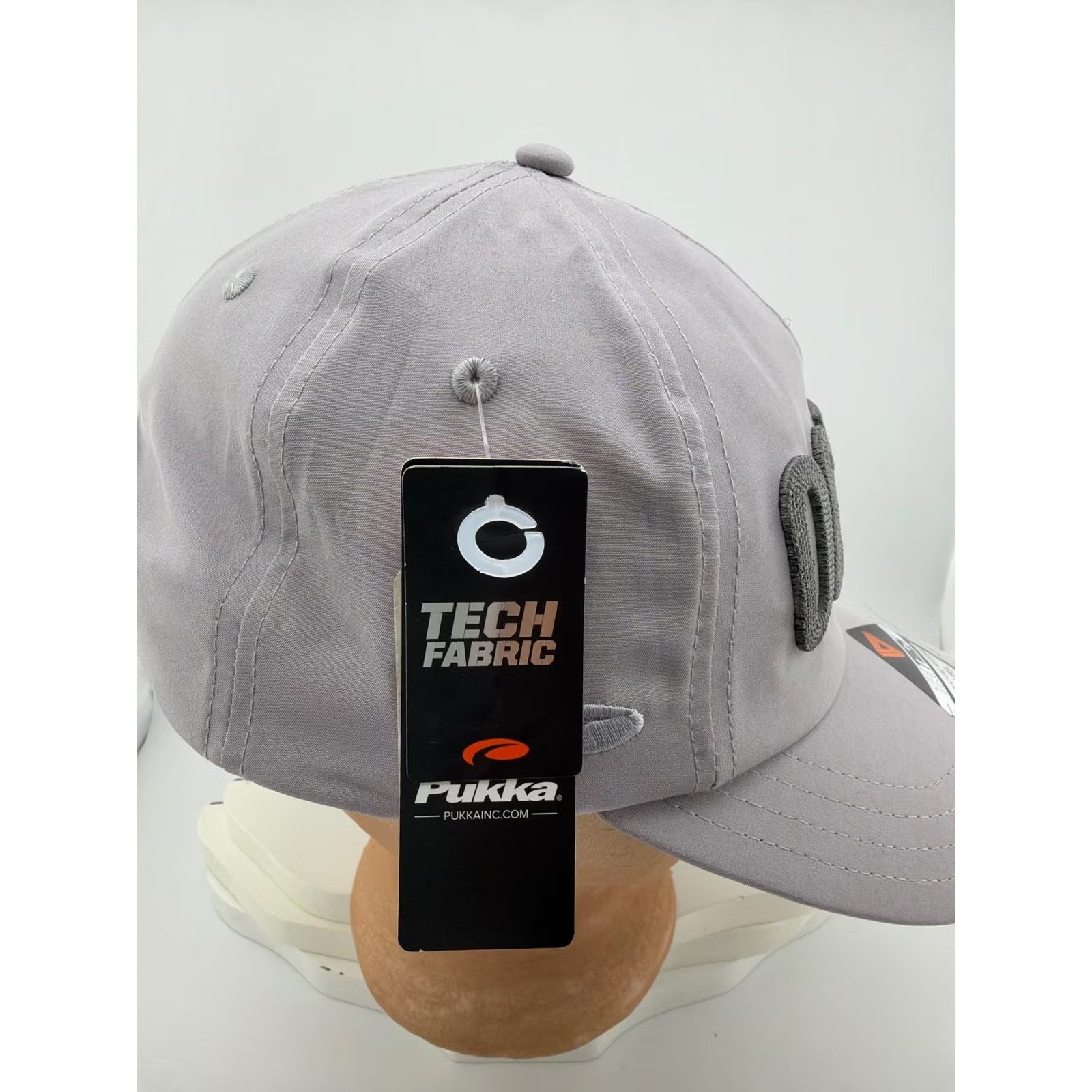 TriTech Ocean Gray 4-Way Stretch UPF 30 Performance Baseball Cap — photo 2 of 5