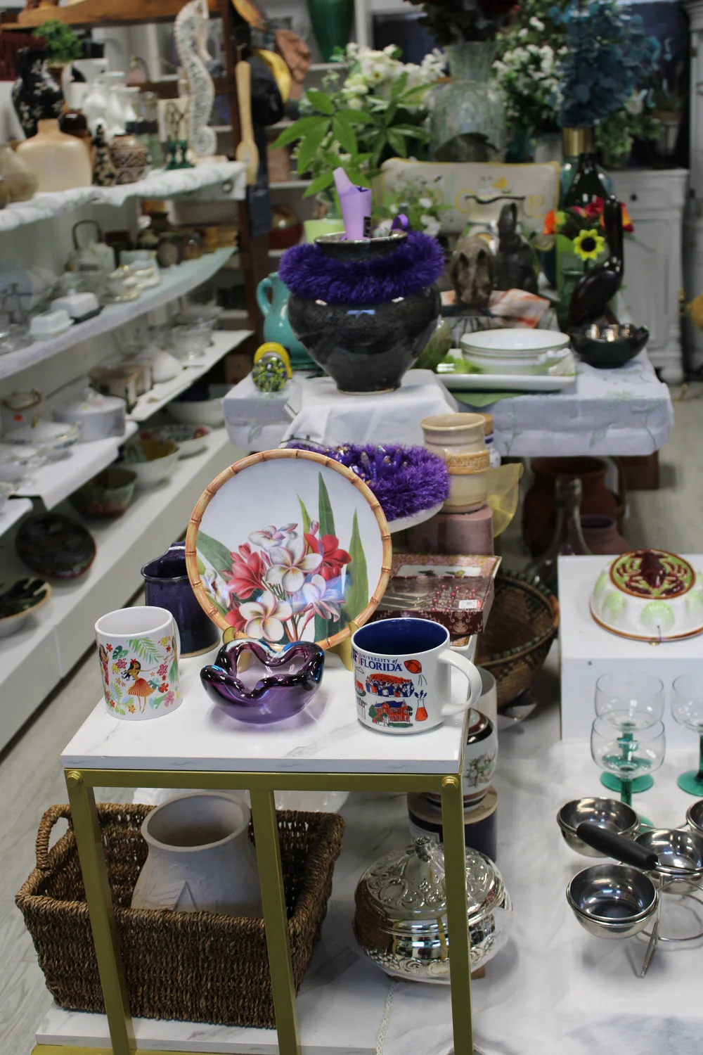 Belfair Market home decor and housewares display