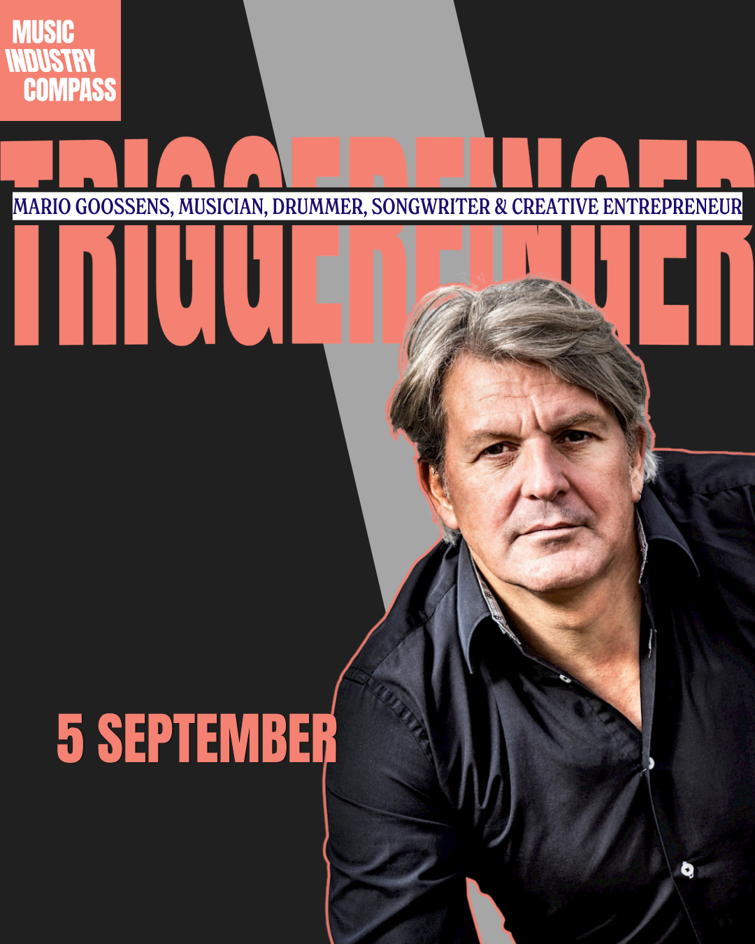 TRIGGERFINGER Mario Goossens Musician drummer songwriter creative entrepreneur