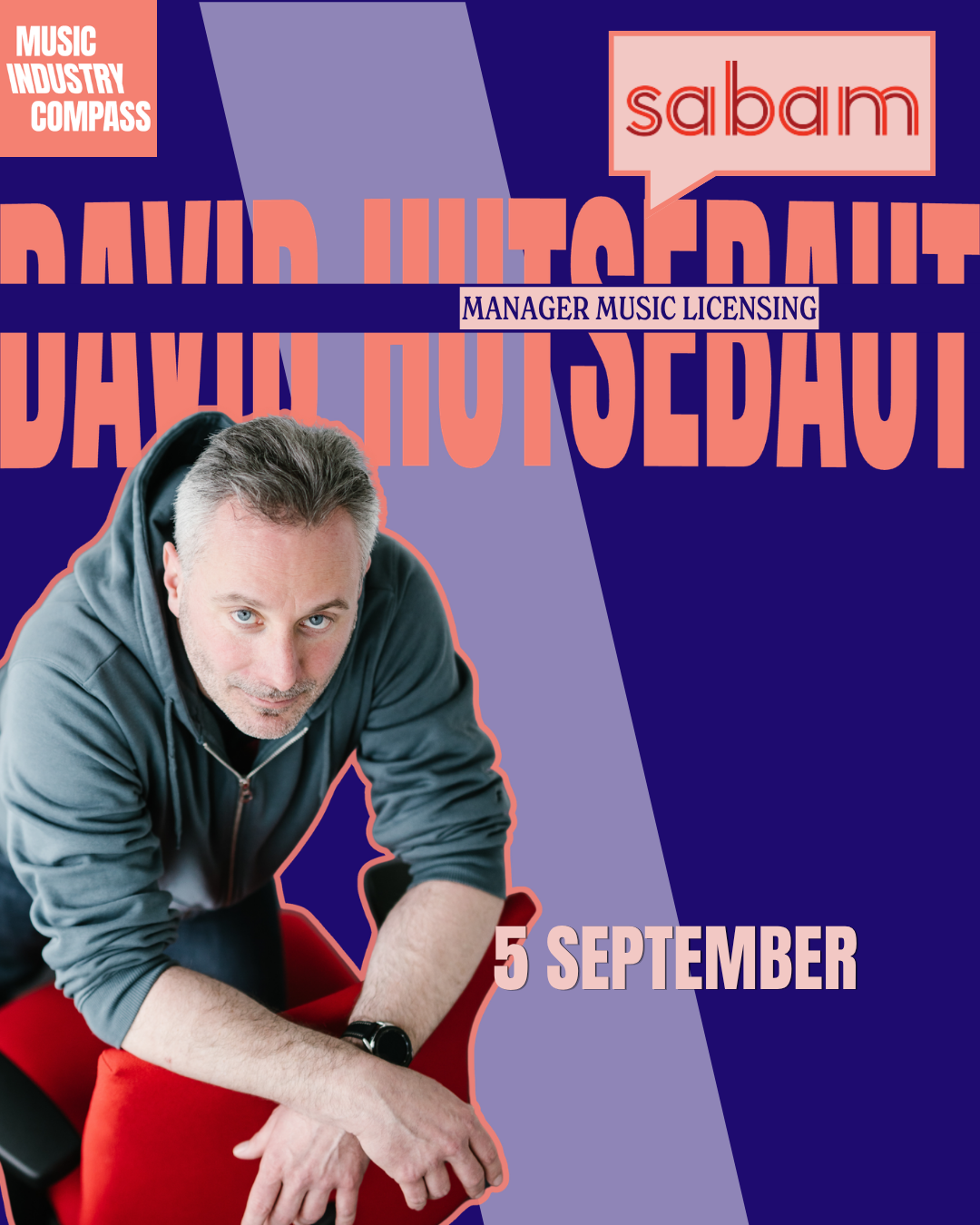 David Hutsebaut, SABAM Manager music licensing