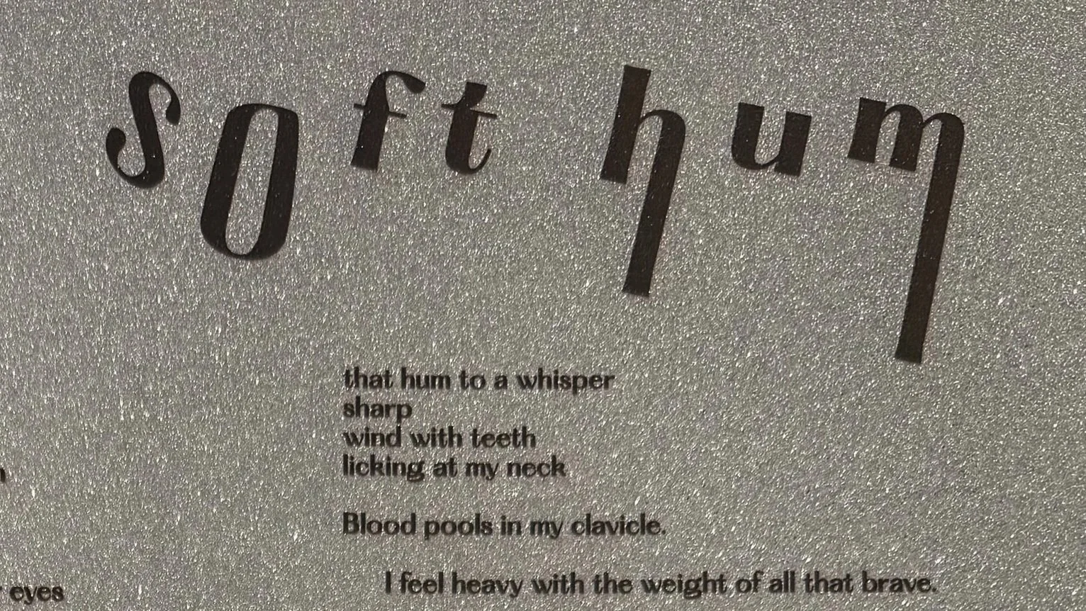 Soft Hum Poem