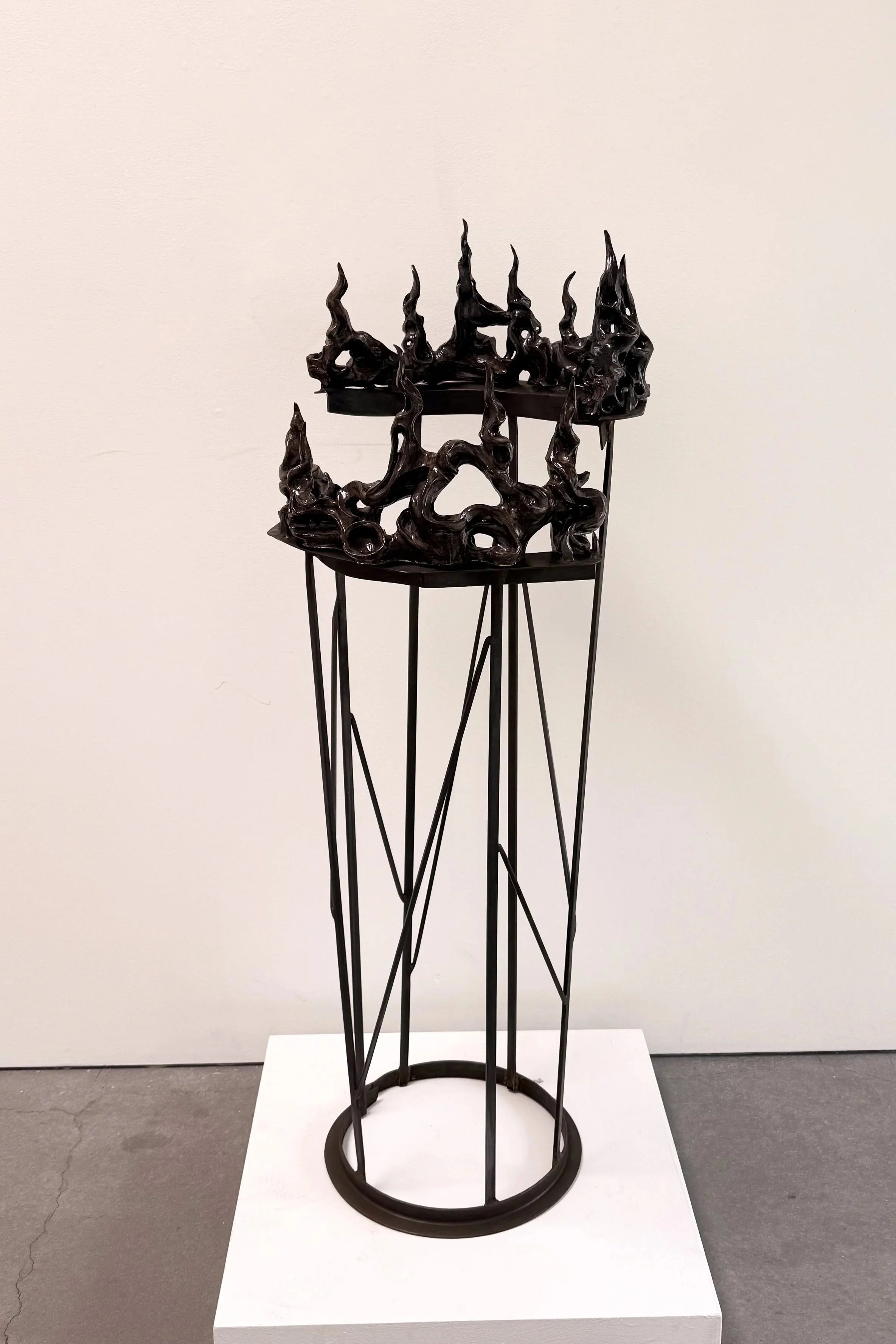 Excess + Pain
Steel, Ceramic 
52” x 20”
2026 