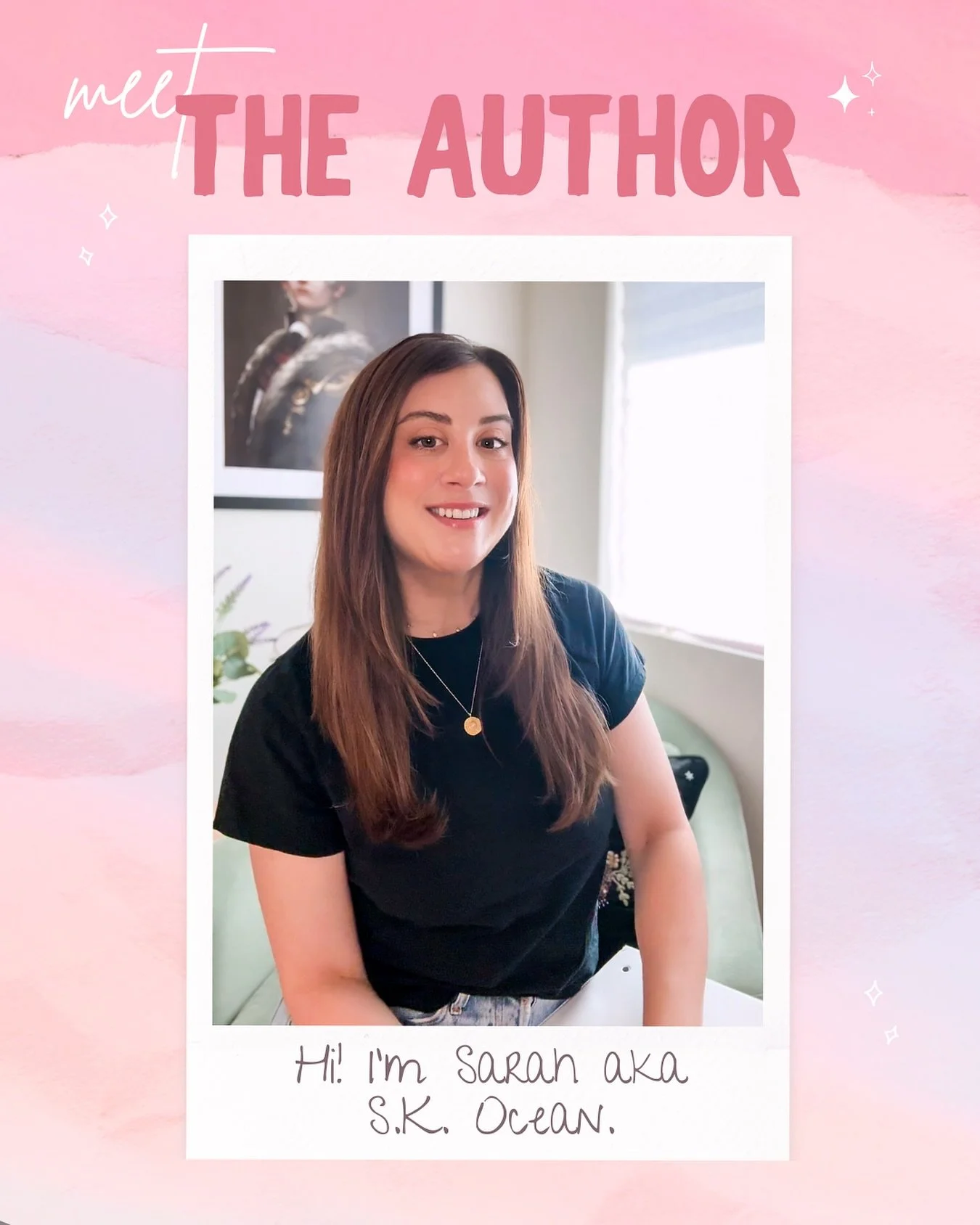 Oh, hello there 🤭

Since it&rsquo;s been a few months (and a new hair color lol) since I introduced myself here, I figured it was time for a new Meet the Author ✨

I&rsquo;m Sarah aka S.K. Ocean, a romance and fantasy author living in Los Angeles. I