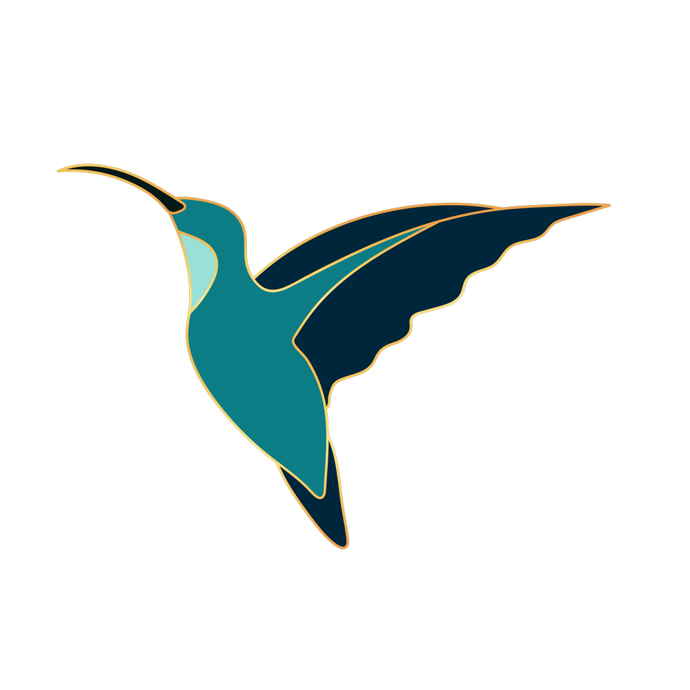 Hummingbird illustration representing Kenzie Langford, LCSW, LICSW