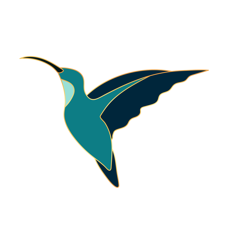 Kenzie Langford, LCSW LICSW, hummingbird illustration for Ala Therapy Collective