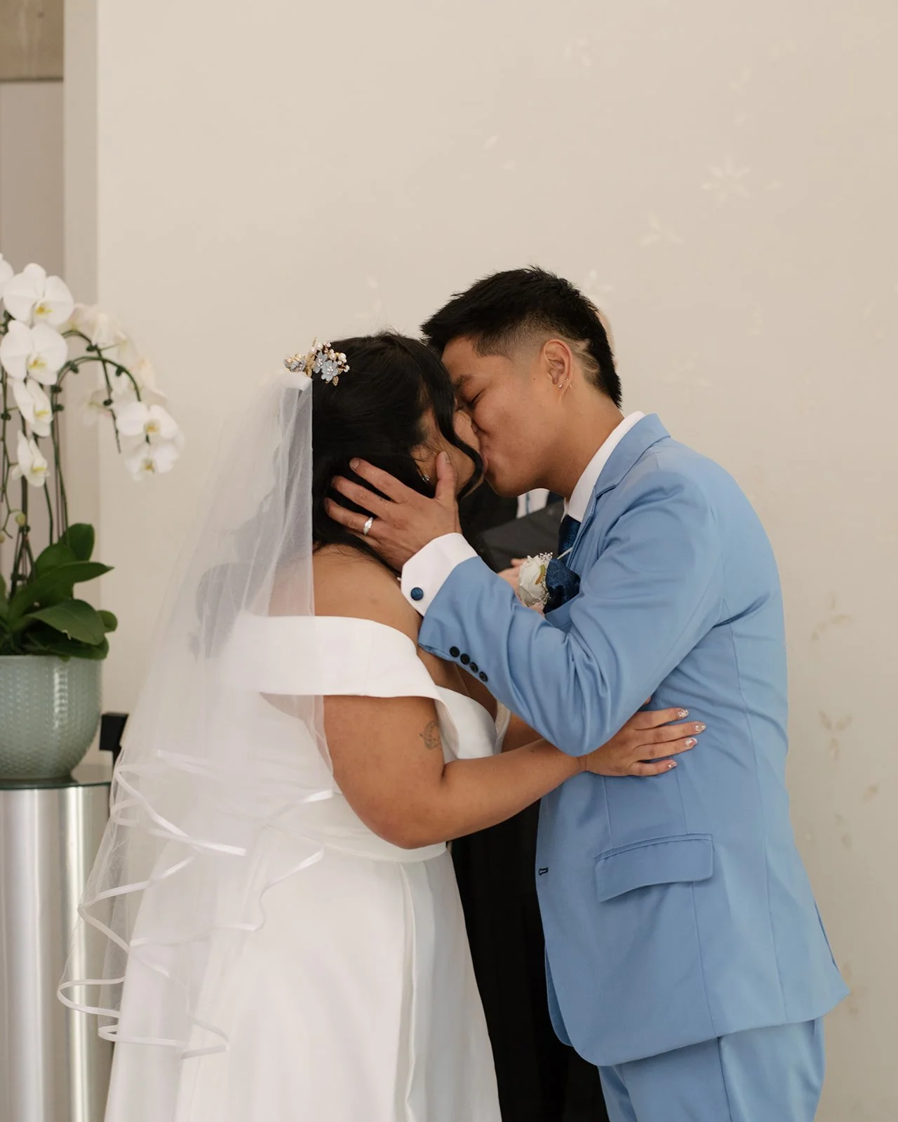 Jessica-Laforet-Toronto-City-Hall-Wedding-Photographer-Wedding-Ceremony-First-Kiss.jpg
