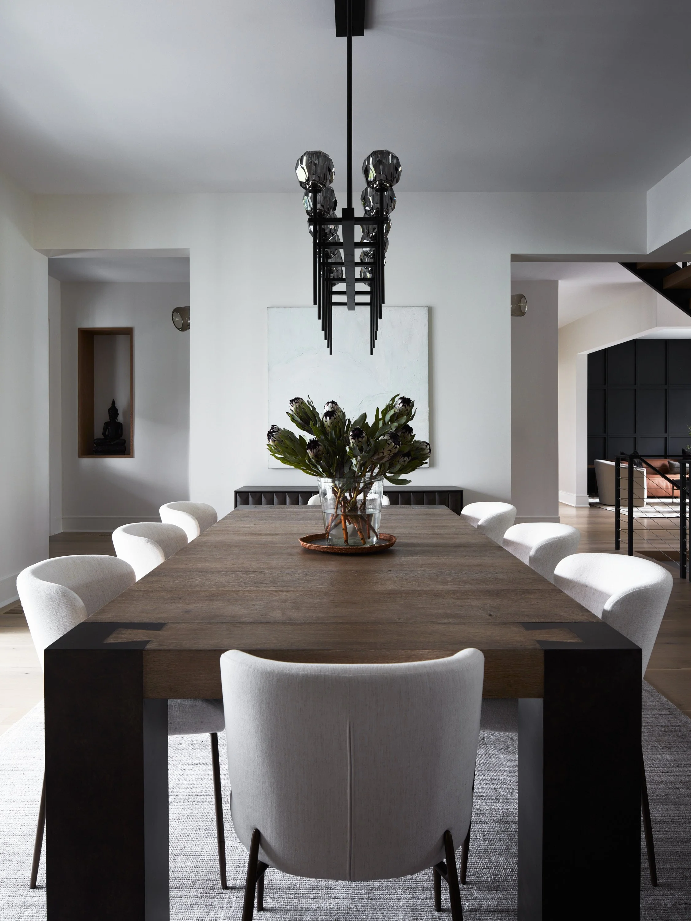 Luxury Formal Dining Room in Greenwich Connecticut; Photo taken by Tim Lenz