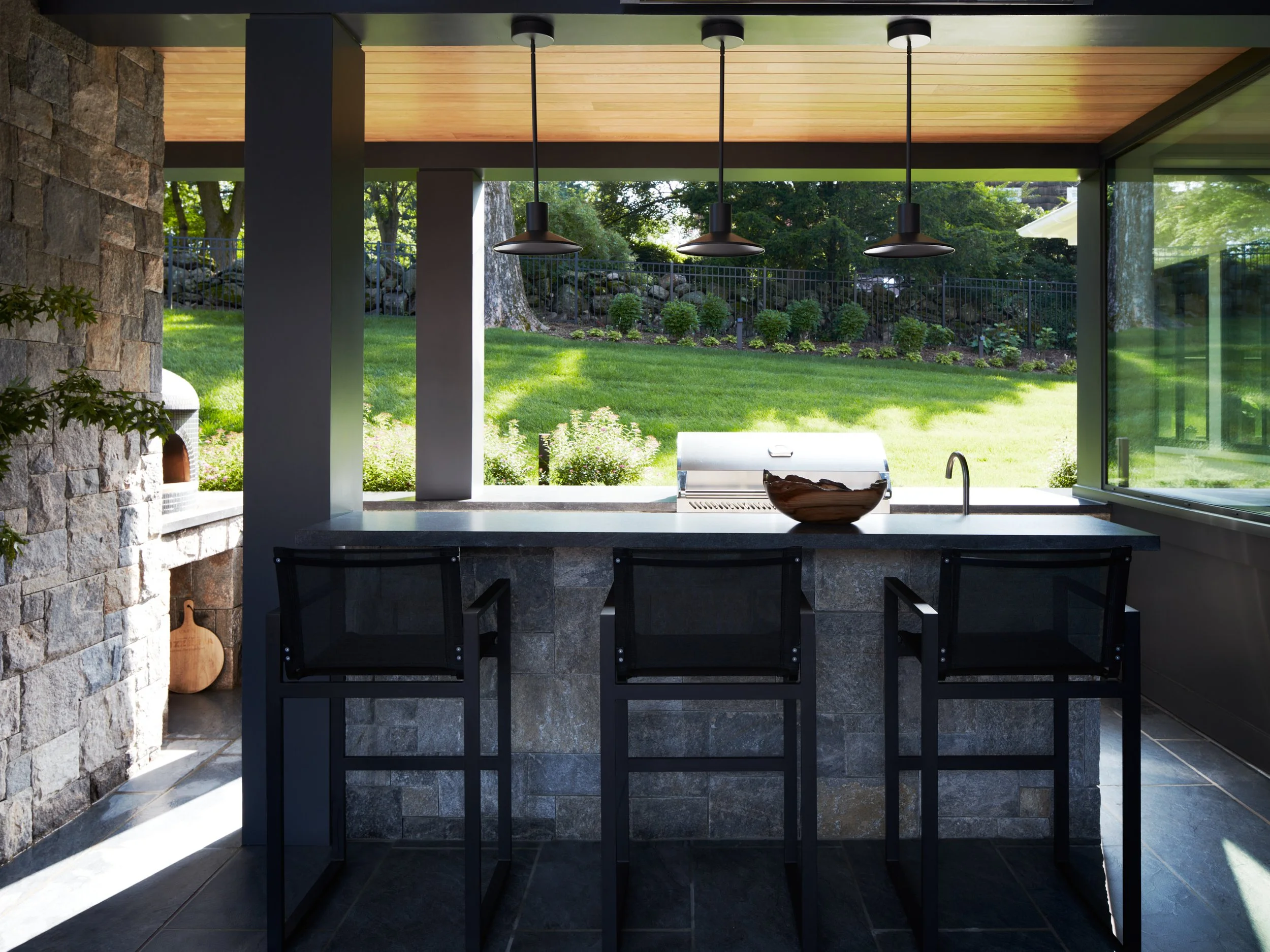 Luxury Outdoor Kitchen in Greenwich Connecticut