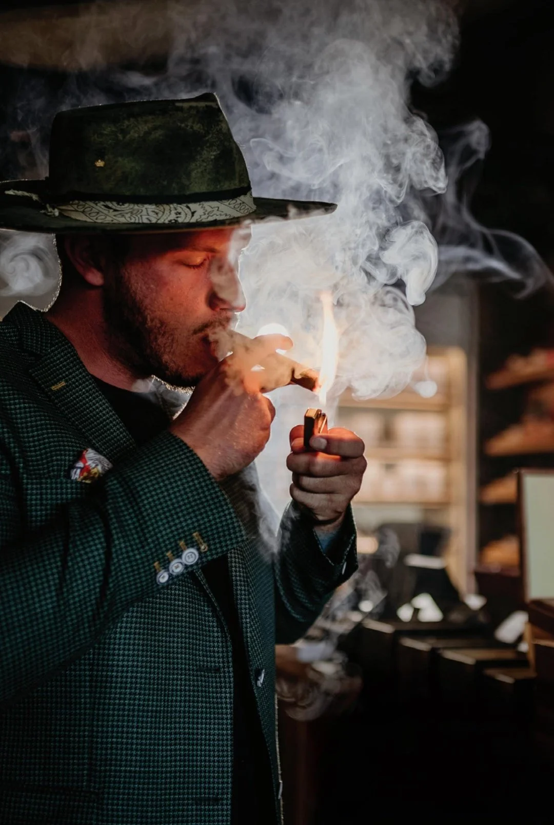 Besa Clothier Custom Smoking Jacket.JPG