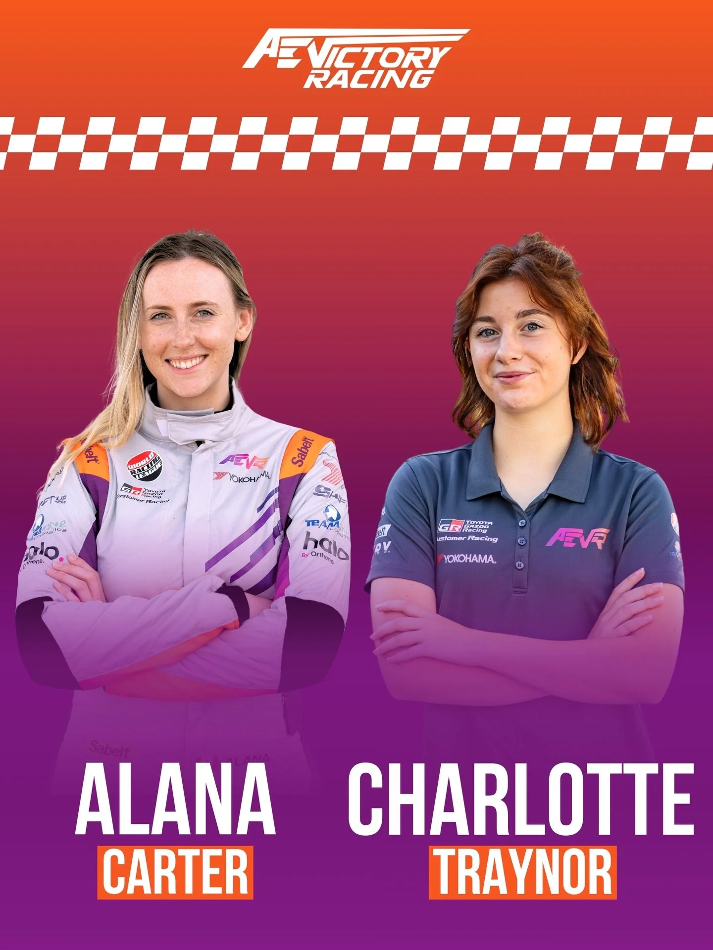 We&rsquo;re excited to share the return of @alana.carter and @charlottetraynor_ to the driver lineup for next week&rsquo;s race at Road America! Charlotte will step into the No. 119 alongside Sarah and Brenna, while Alana joins the No. 120 crew with 