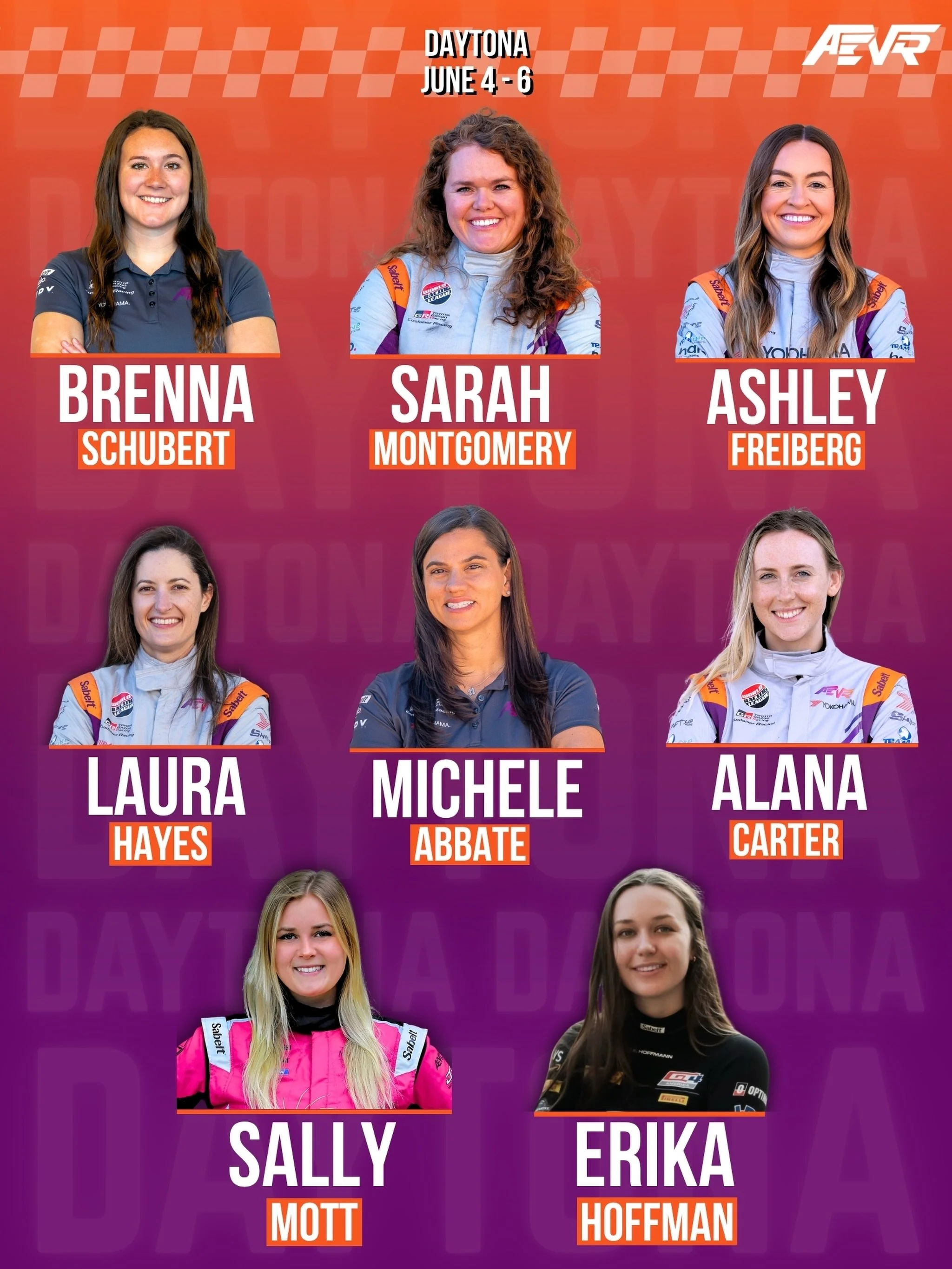 Over a month of eagerly waiting, race week is finally here!!!

We&rsquo;re excited to present our powerhouse lineup for the thrilling 14 Hours of Daytona. With nonstop action, strong competition, and endurance racing at its finest, this is a weekend 