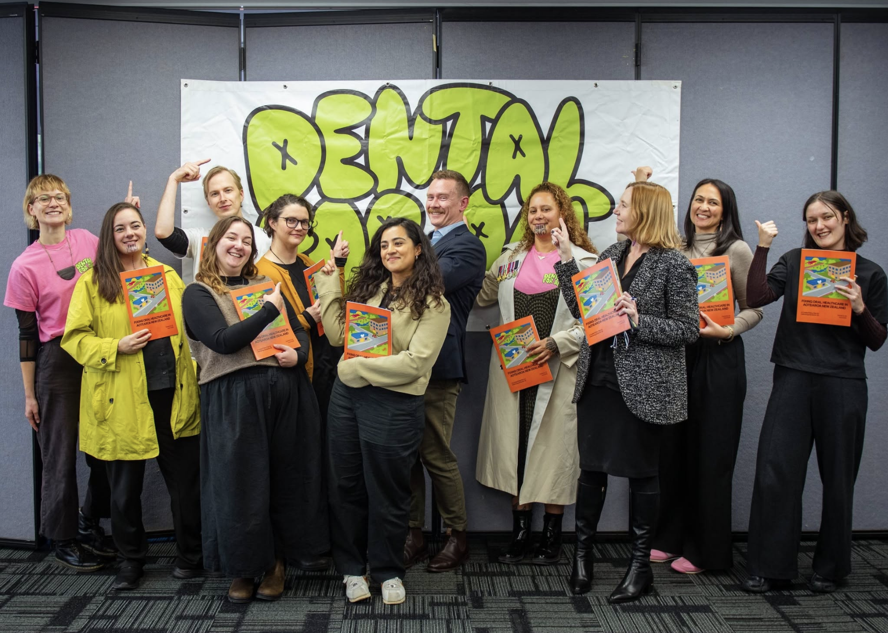 Dental for All coalition members at the launch of our policy paper in April 2026