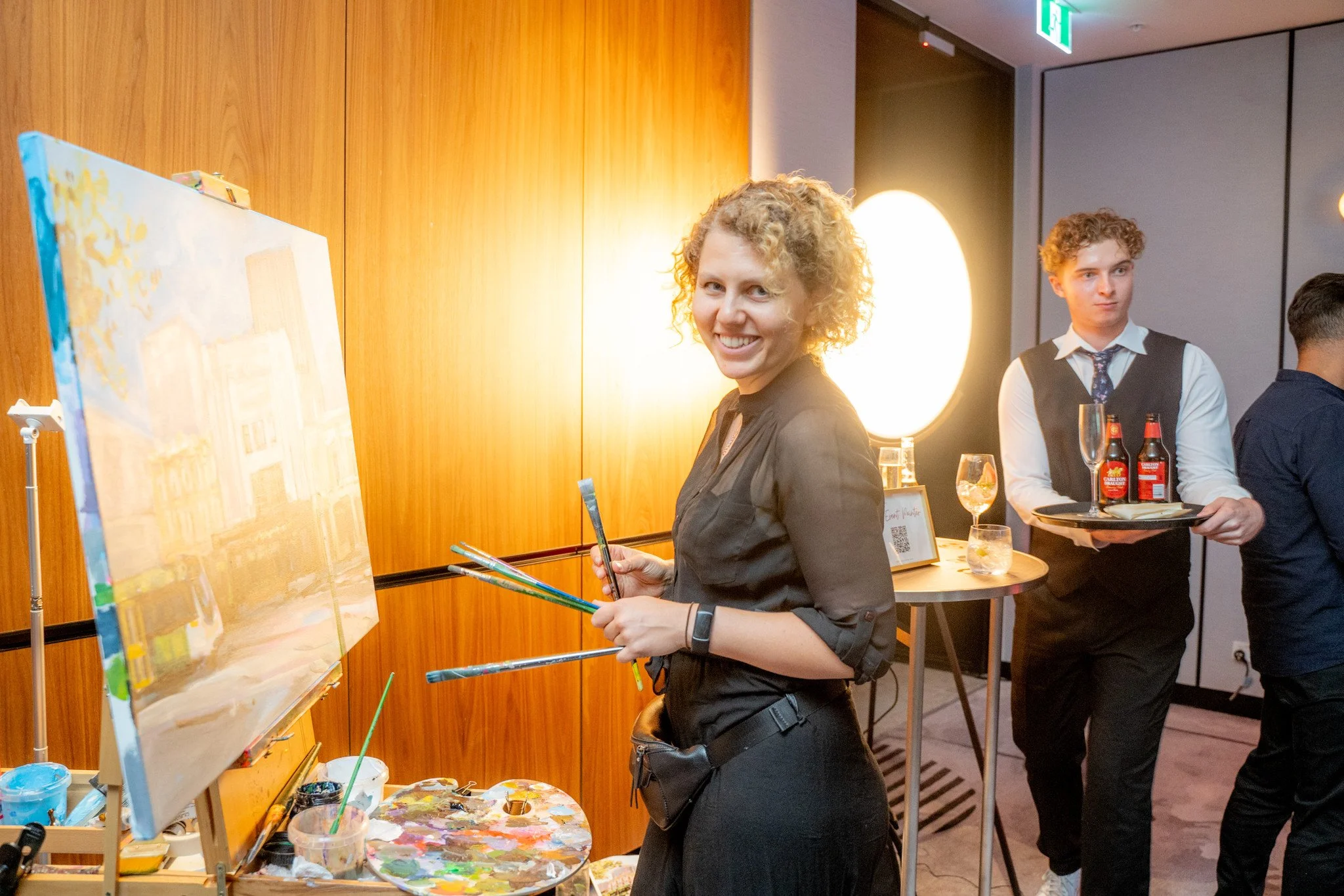 Why Hire a Live Painter for Corporate Events