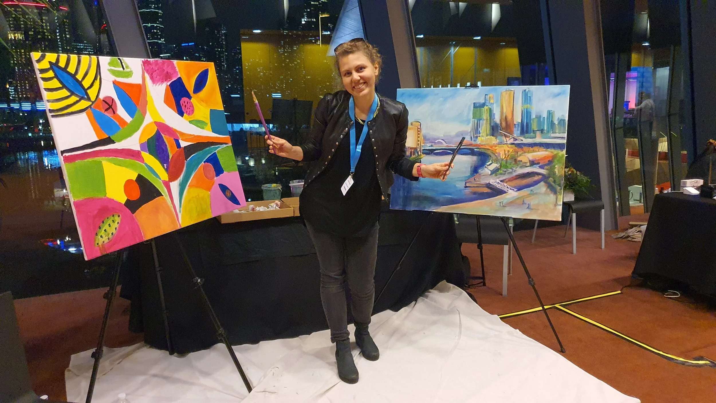 Olga Dziemidowicz Live Painter Melbourne2.jpg