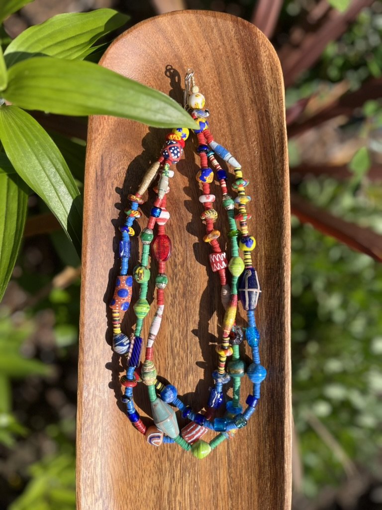 Festive Three-Strand Necklace