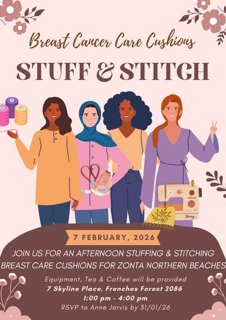 Breast Cushion Stitch & Stuff Day