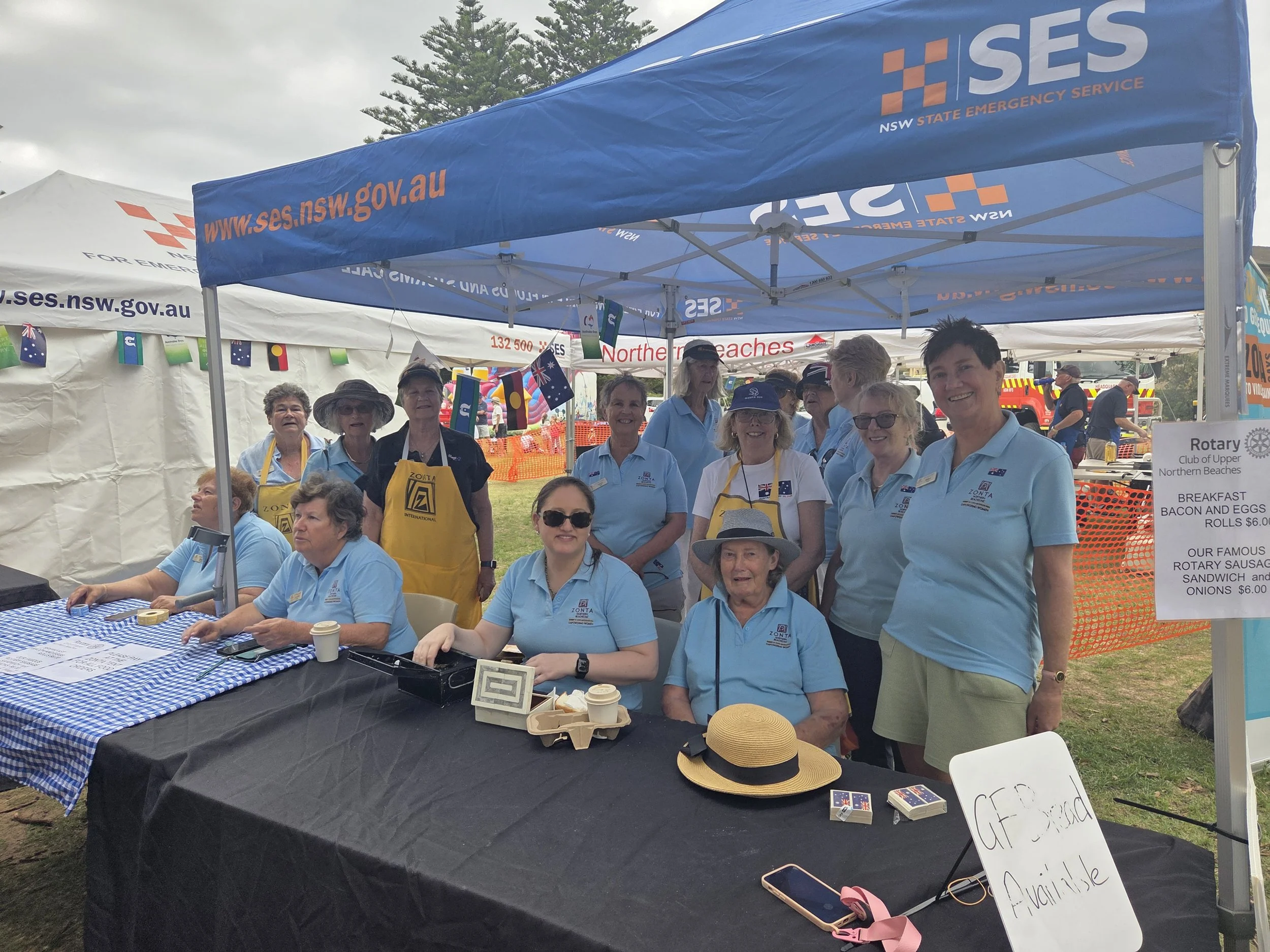 Zonta ladies at Newport Beach Australia Day.jpg