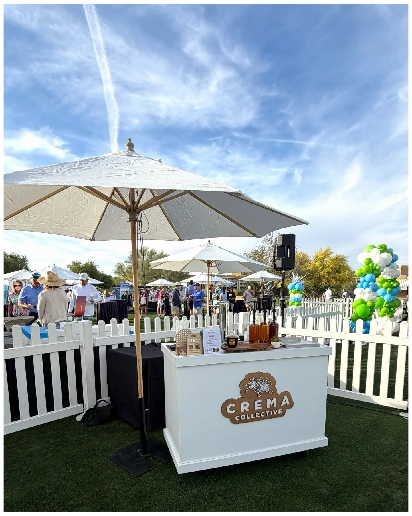 Perfect golf weather this morning for Banner&rsquo;s Children&rsquo;s Open! ⛳️

Cold Brew Cart, Coffee Catering, AZ Coffee Cart, Phoenix Coffee Cart