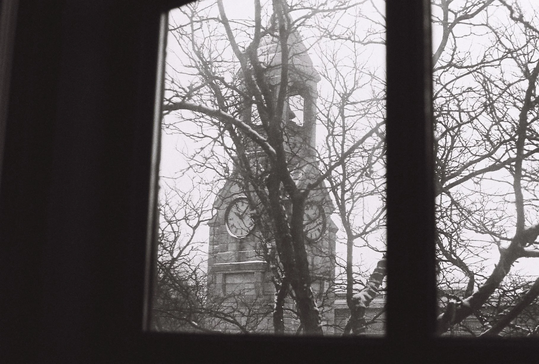 Clock Tower from the Parking Garage in Centerway Square - Corning, NY