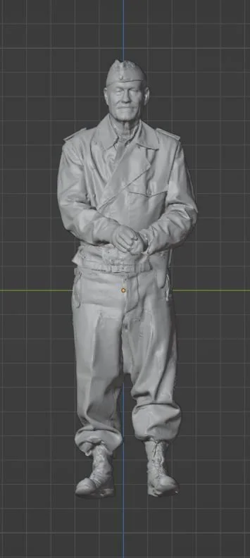 German Tanker Putting on Gloves