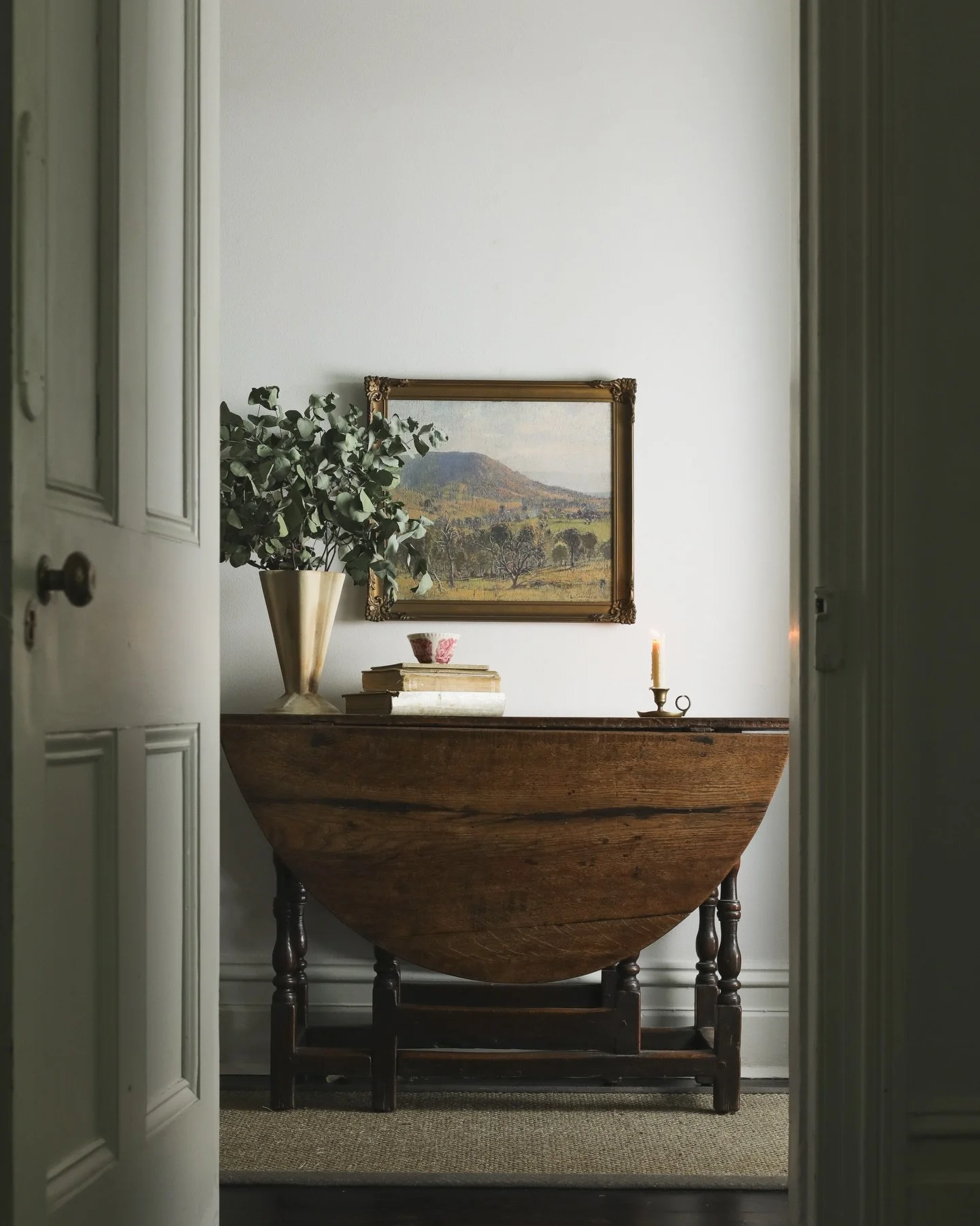 There&rsquo;s something about this landscape that instantly reminded me of the views across Mansfield &mdash; that soft rise of hills and the glow of afternoon light.

Painted around 1944 by Australian artist Lance Solomon, long before he won the Wyn