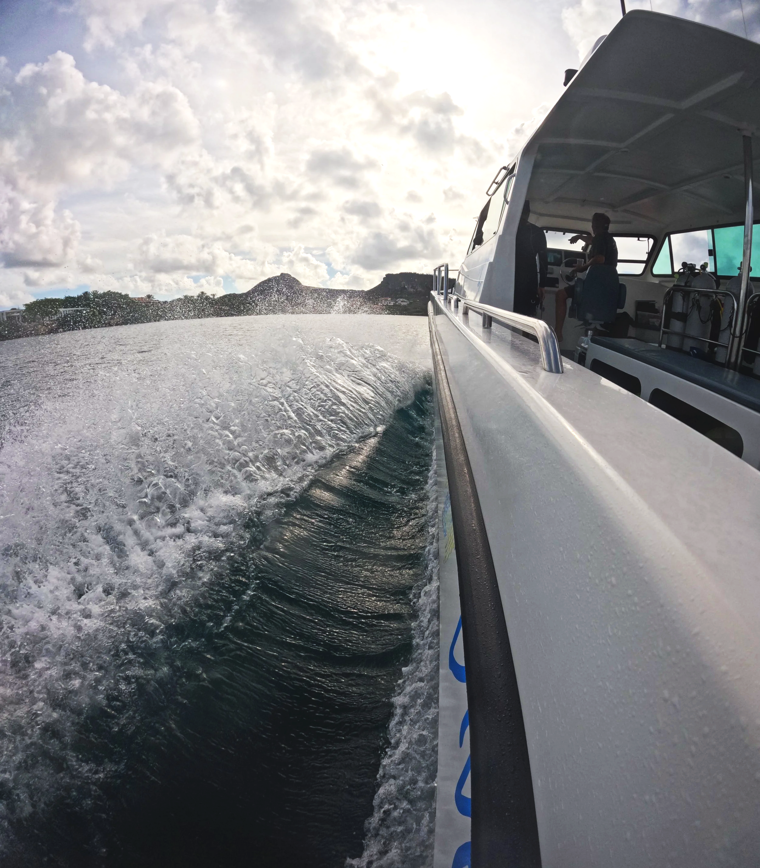 Boat diving on Curacao Eastpoint and Klein Curacao