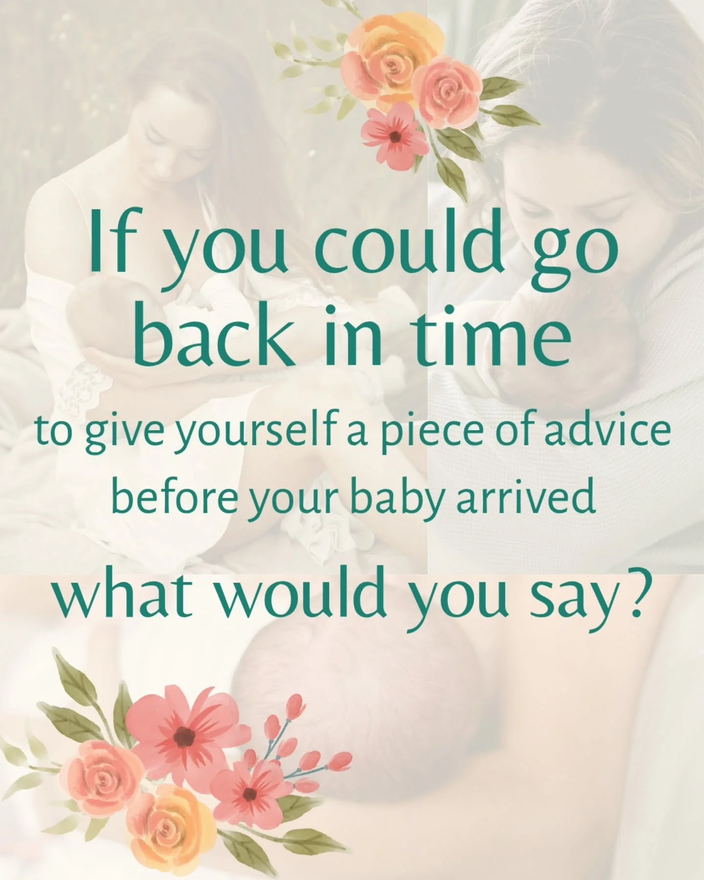 Or do you have two or three pieces of advice??

I know I'd have a lot to say to myself. ❤️&zwj;🩹 Sharing mine in the comments.

#mom #momlife #firsttimemom #postpartum #pregnancy