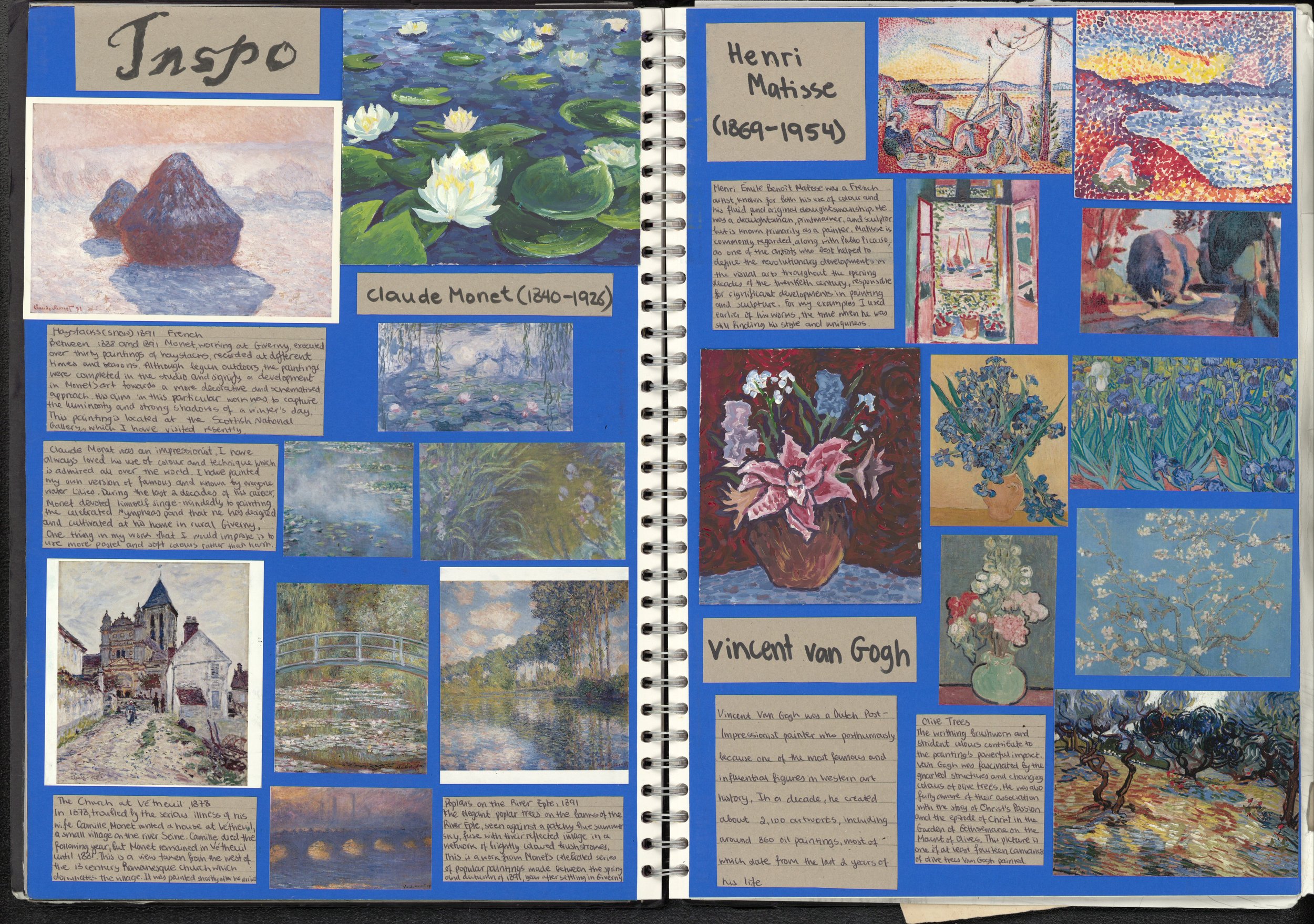 Research pages