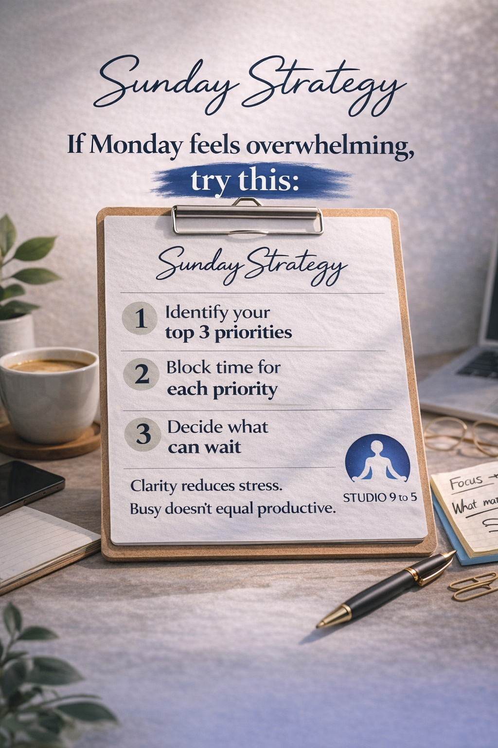 Sunday Strategy: A Key To Success 