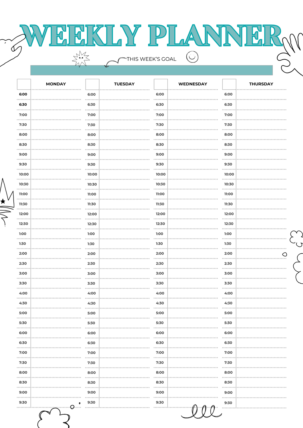 Weekly Schedule Planner