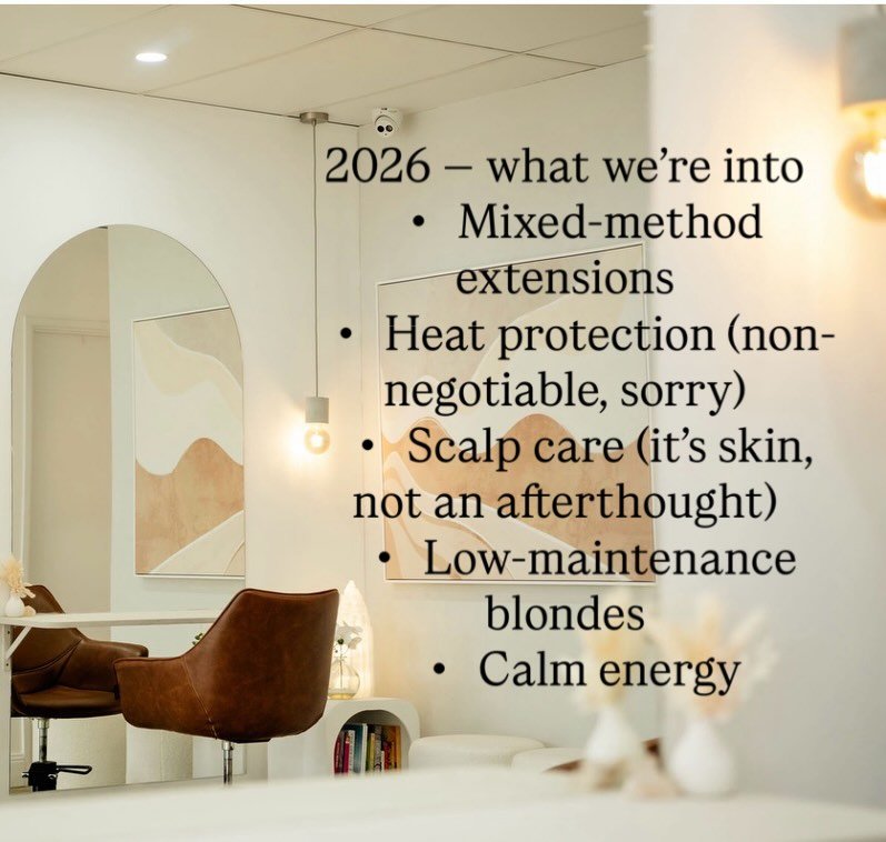 We are back baby, and we are setting our intentions for 2026. We may be joking about things we leaving behind but what&rsquo;s staying the save is our passion for doing hair and looking after our clients. 

If you&rsquo;ve got a hair struggle that yo