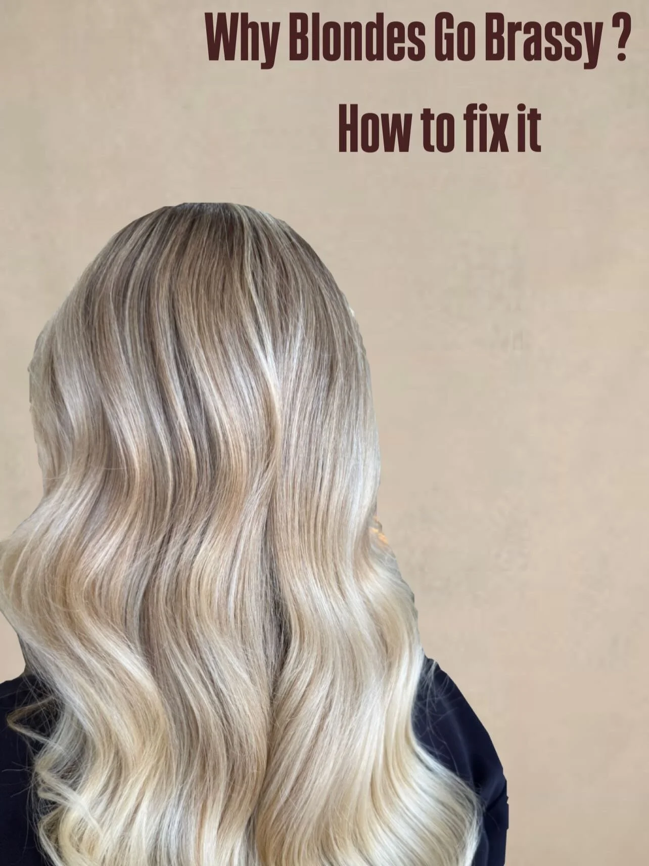 If your blonde is going brassy&hellip; this is why 🤍

It doesn&rsquo;t just &ldquo;happen&rdquo; &mdash; it builds slowly.

Sun, heat, water, and even your shampoo can quietly strip out your toner&hellip; leaving that warm, yellow tone behind.

And 