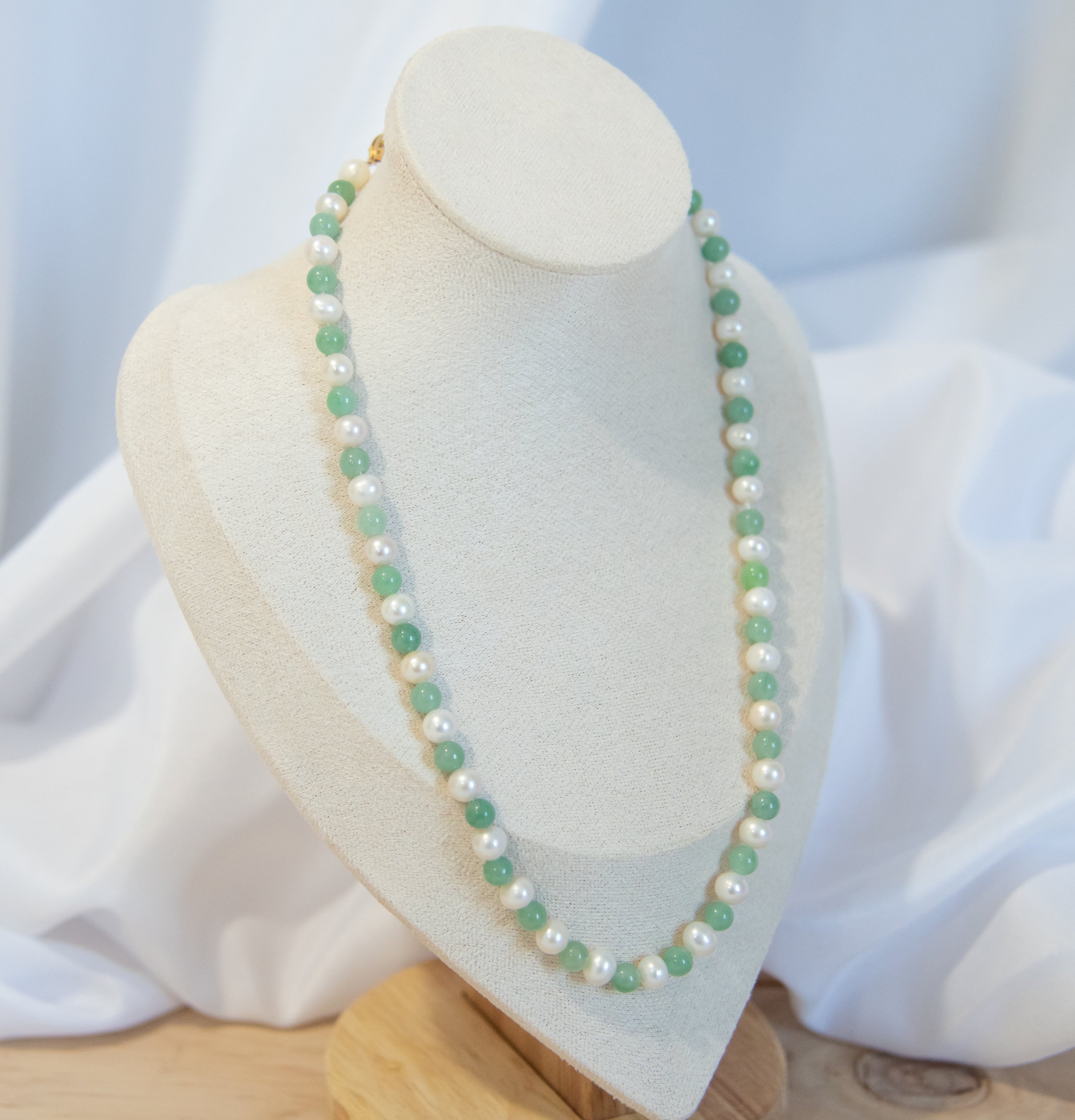 Pearl and Jade Necklace