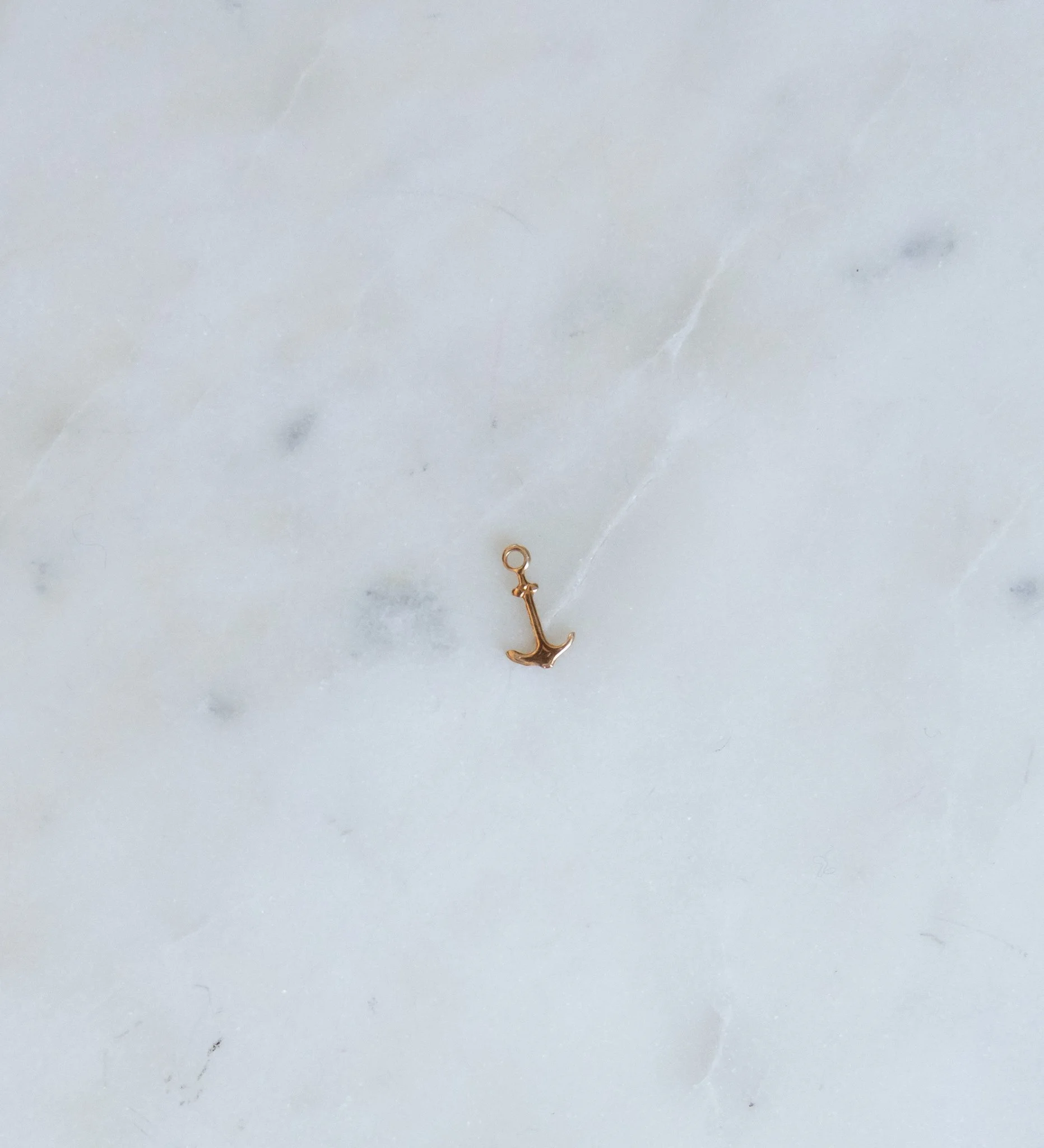 10K Yellow Gold Anchor Charm