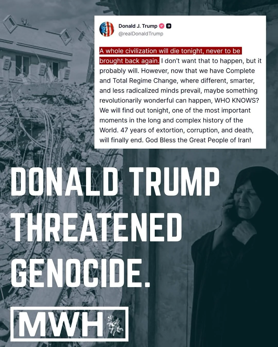 &ldquo;Therefore renounce war, and proclaim peace&rdquo; (Doctrine and Covenants 98:16). 🕊️🇮🇷