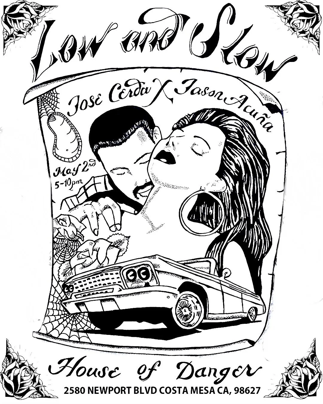 “Low and slow” Art show - Jose Cerda x Jason Acuña  
