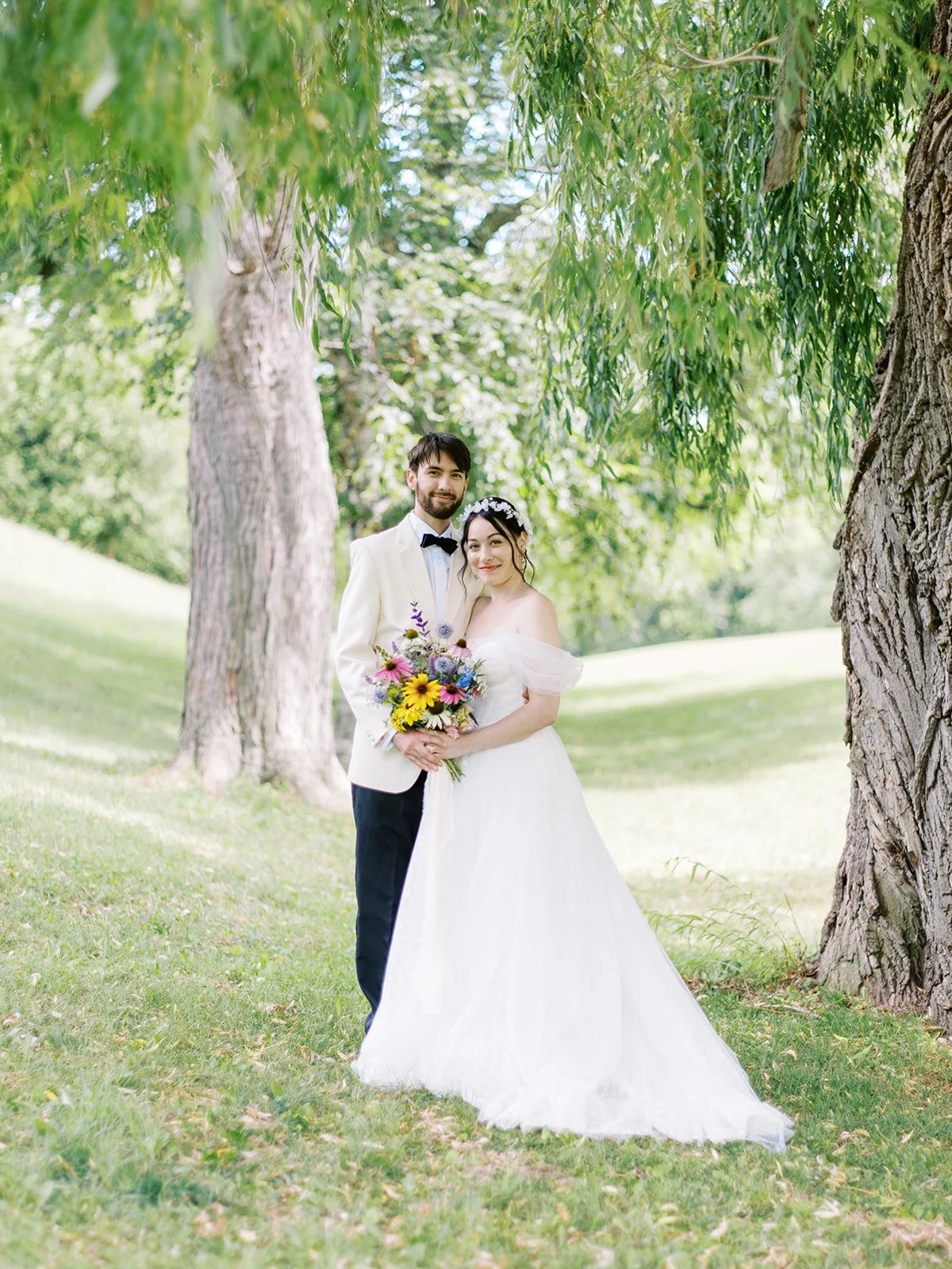 Photographer: Tyler Tindale | Venue: Prague Restaurant | Flower Grower: Field Notes | MUA: Victoria Barrett