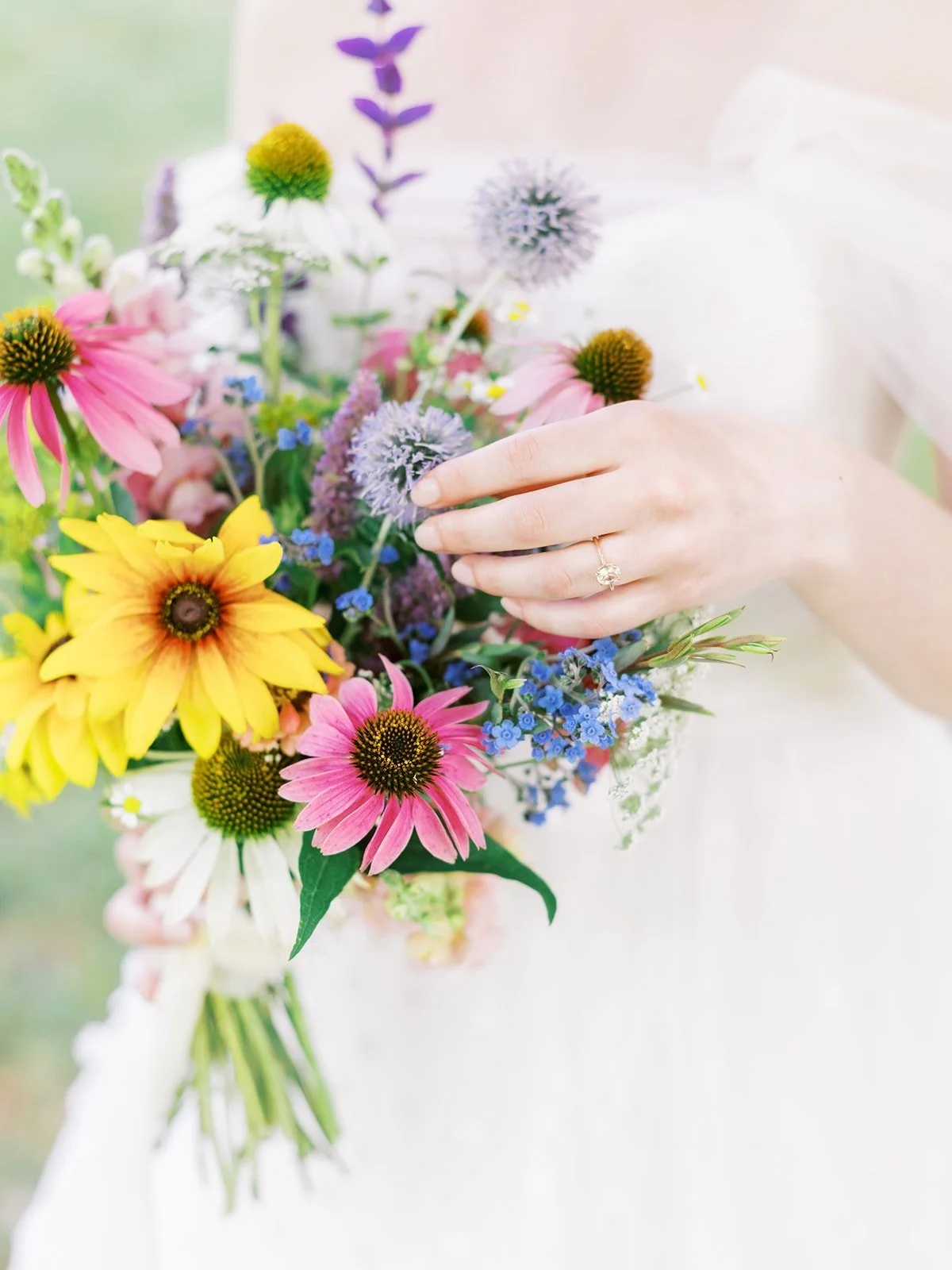 Photographer: Tyler Tindale | Venue: Prague Restaurant | Flower Grower: Field Notes | MUA: Victoria Barrett