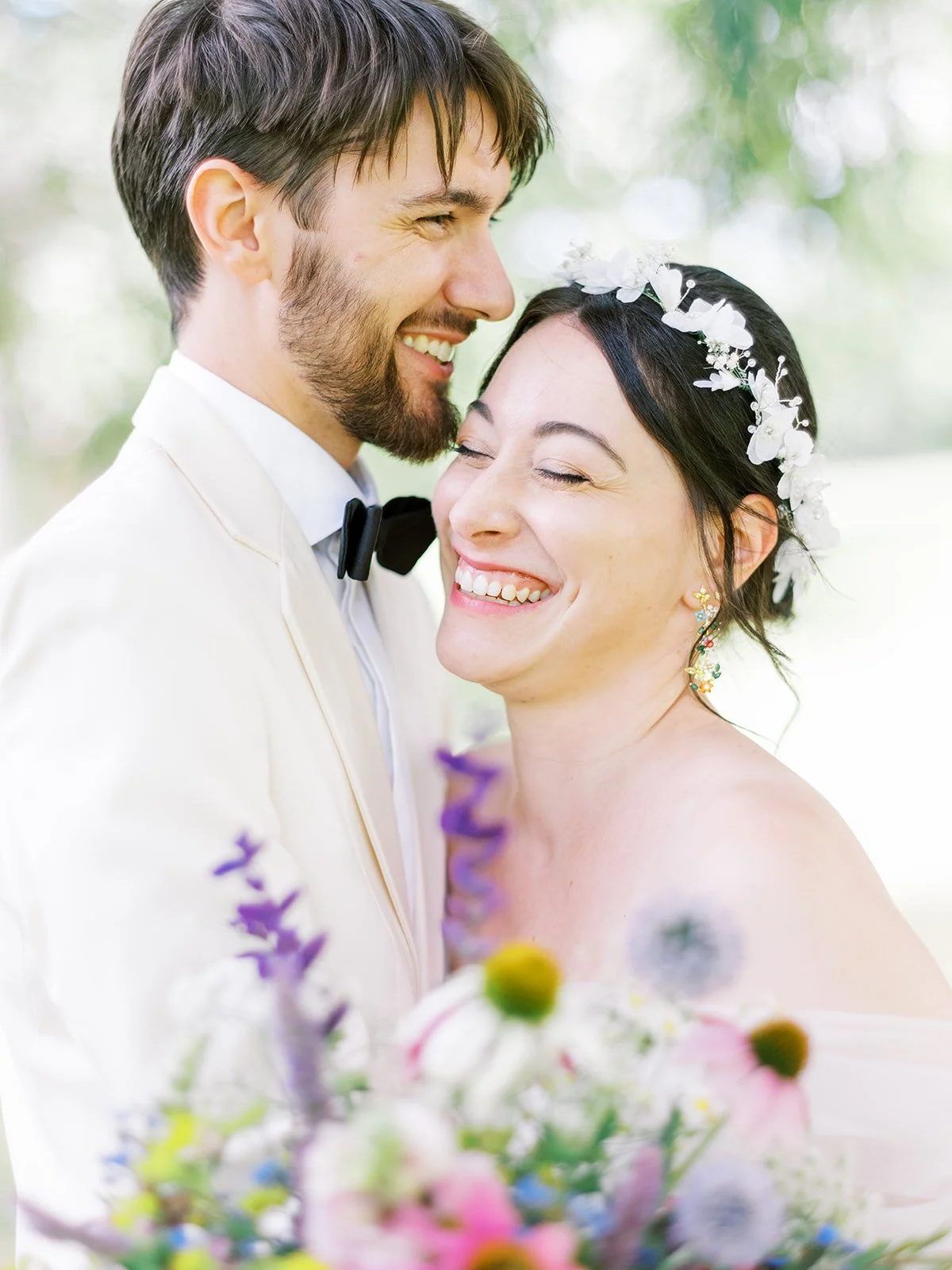 Photographer: Tyler Tindale | Venue: Prague Restaurant | Flower Grower: Field Notes | MUA: Victoria Barrett