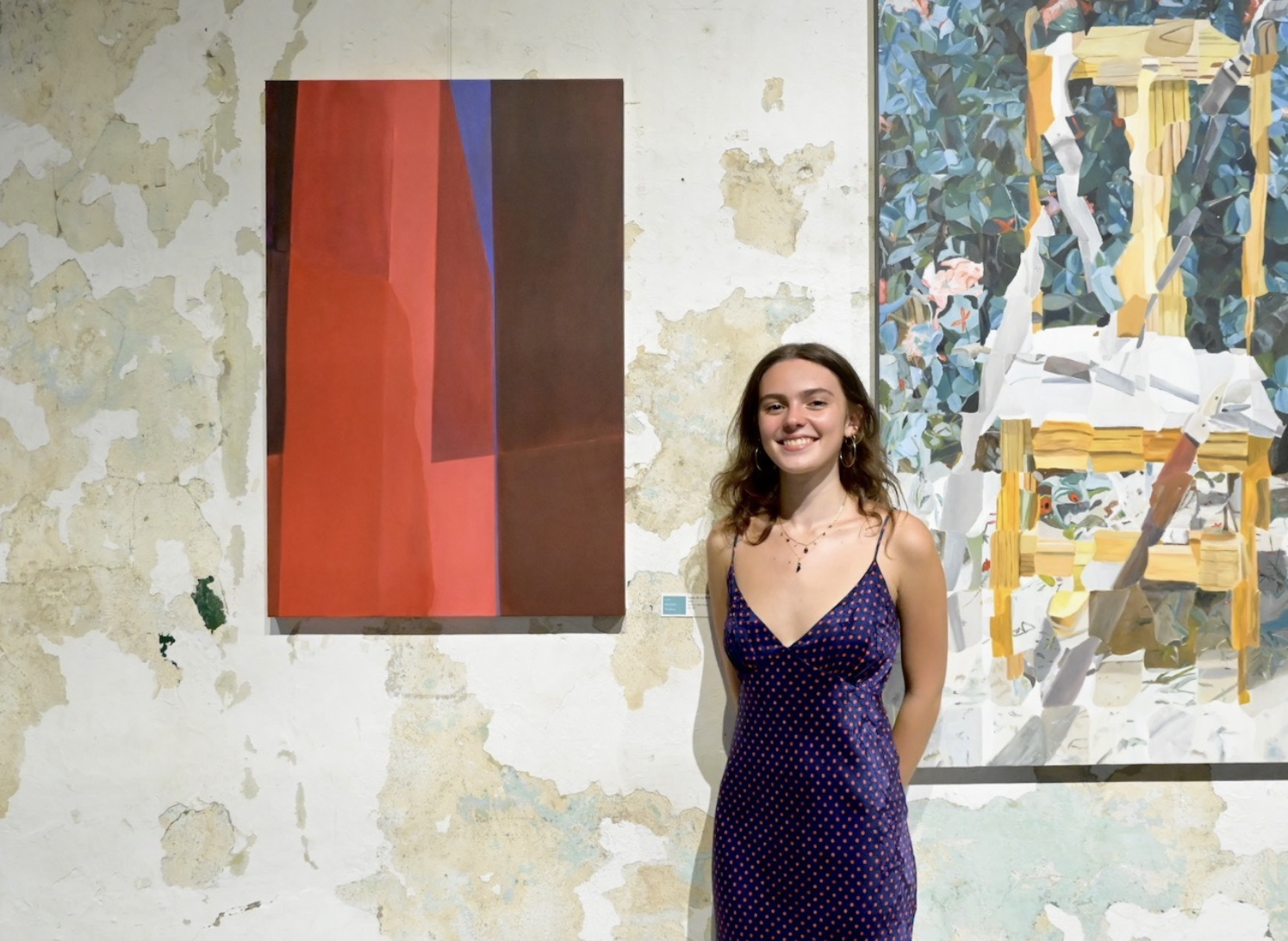 Mattei Vicéns en el 8vo Aniversario de El Bastión, donde se exhibió su obra titulada "Luces de La Perla". Oct. 23, 2025, Viejo San Juan, Puerto Rico