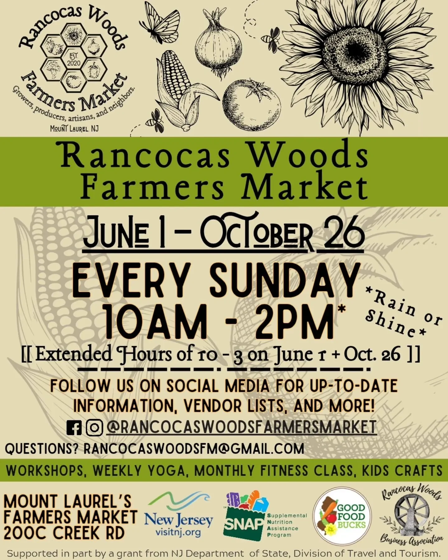 RANCOCAS WOODS FARMERS MARKET
